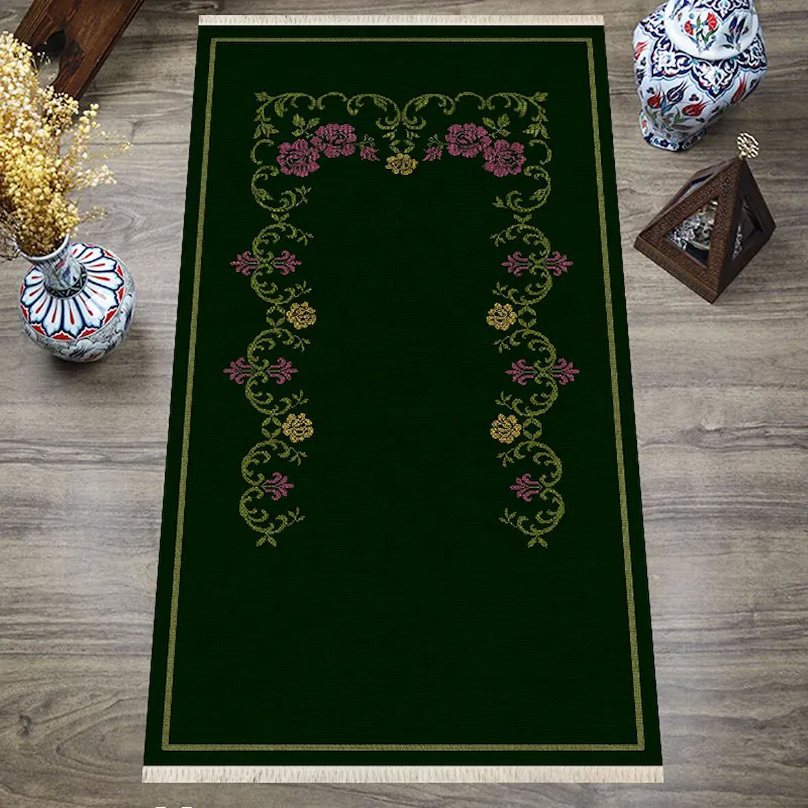 Dijital Baskılı, Yıkanabilir, Yumuşak Dokulu Çocuk ve Yetişkin SECCADE S-DOT-SN-039