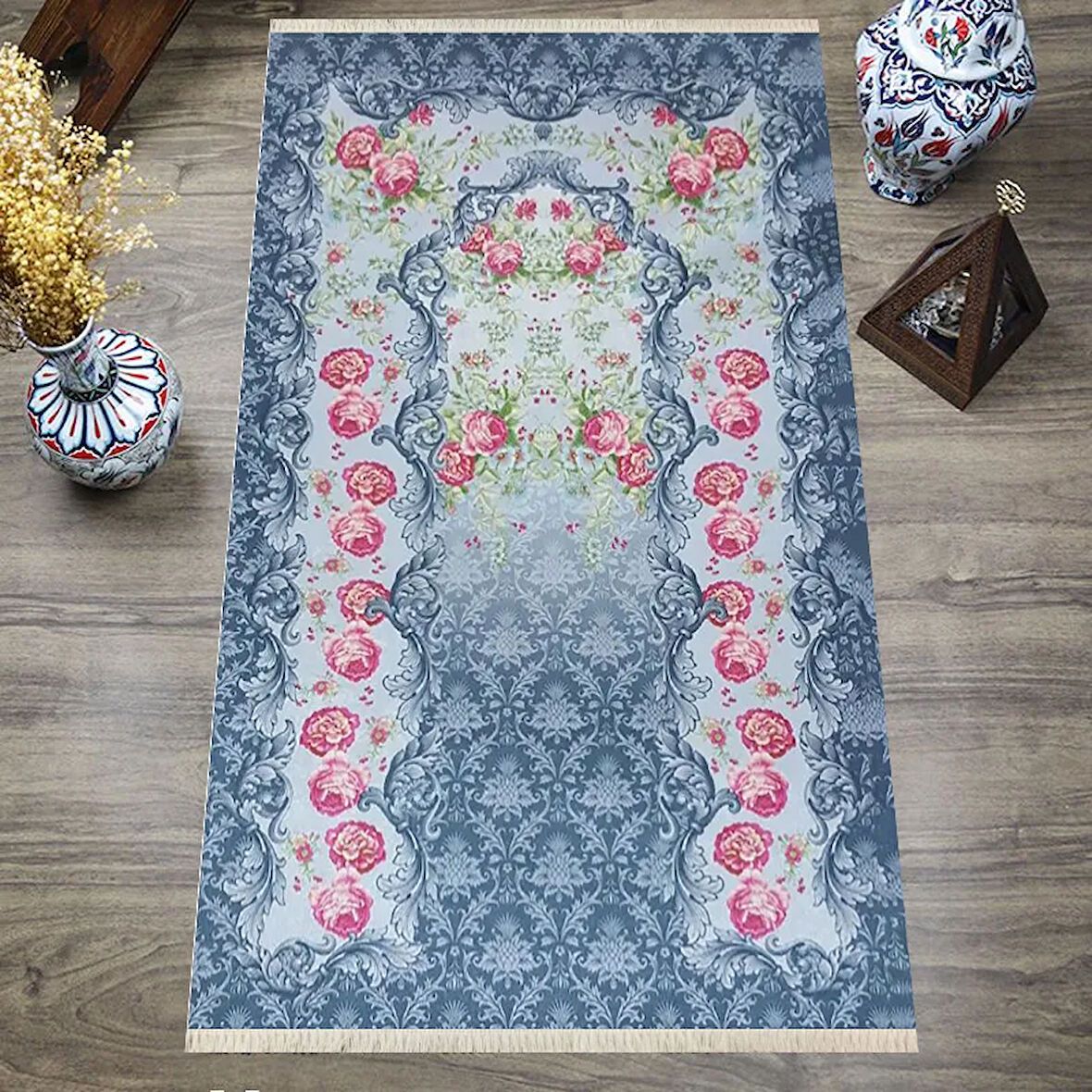 Dijital Baskılı, Yıkanabilir, Yumuşak Dokulu Çocuk ve Yetişkin SECCADE S-DOT-SN-074