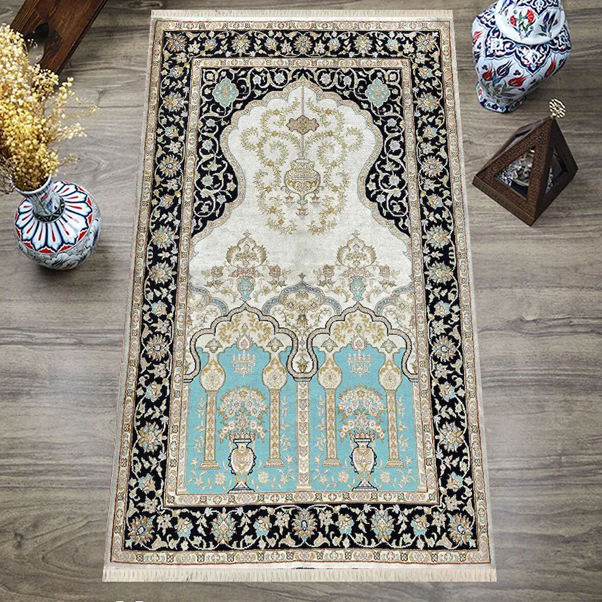 Dijital Baskılı, Yıkanabilir, Yumuşak Dokulu Çocuk ve Yetişkin SECCADE S-DOT-sc12