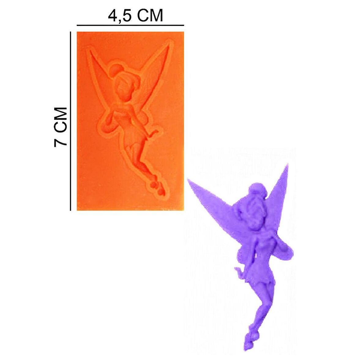 Tinker Bell Silikon Şeker Hamuru, Sabun, Mum Kalıp