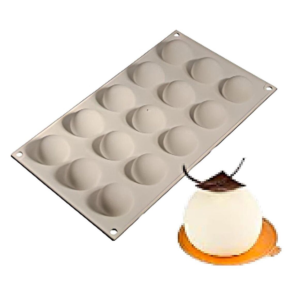 Çoklu Silikon Tart Kek Pasta Tatlı Kalıbı - SF145