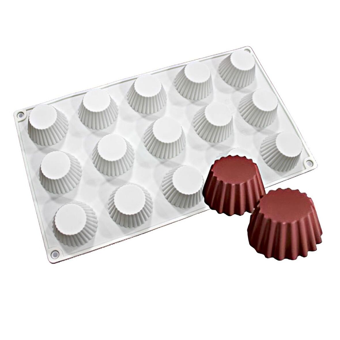 Çoklu Silikon Tart Kek Pasta Tatlı Kalıbı - SF7104