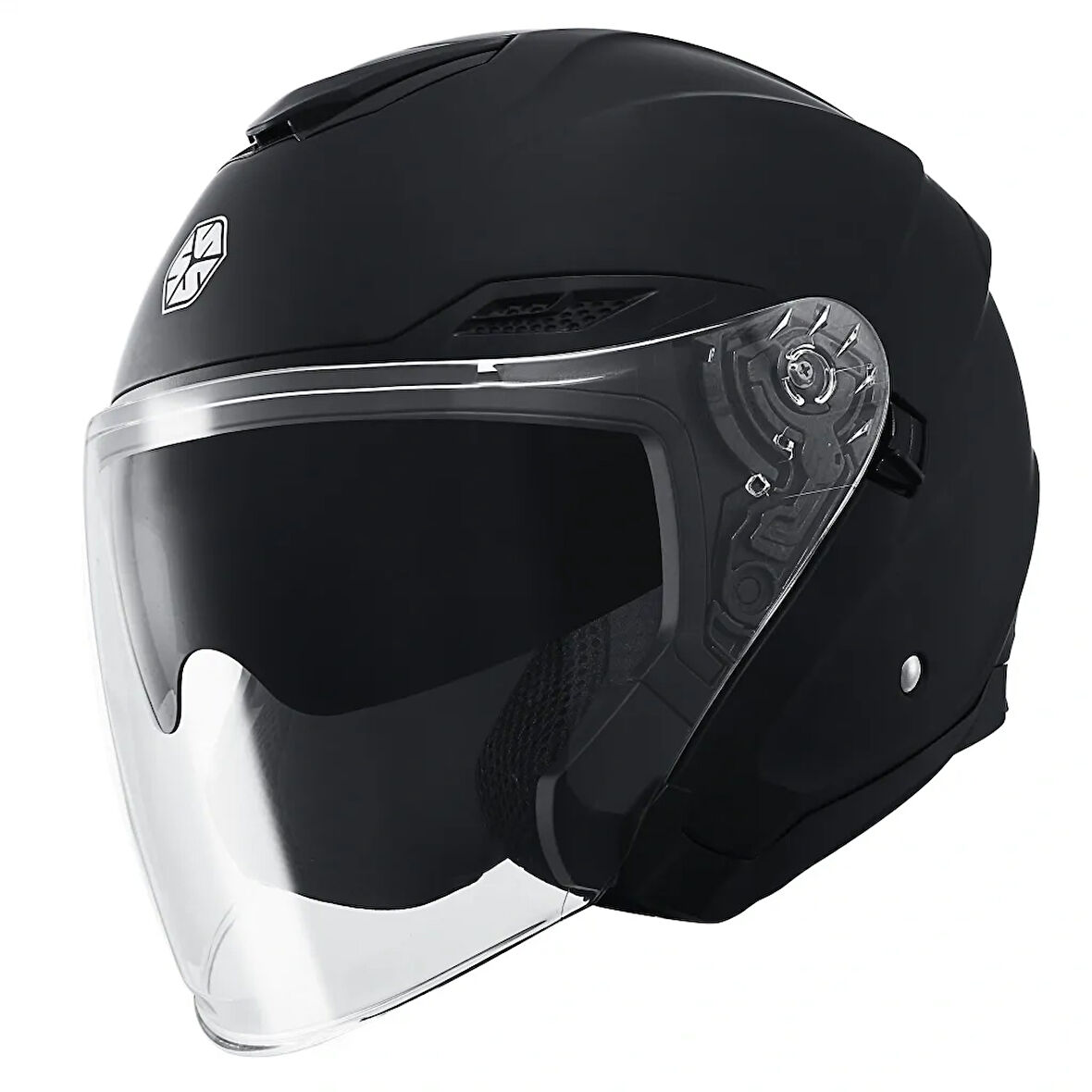 Scoyco OF-669 Mat Black Yarım Kask