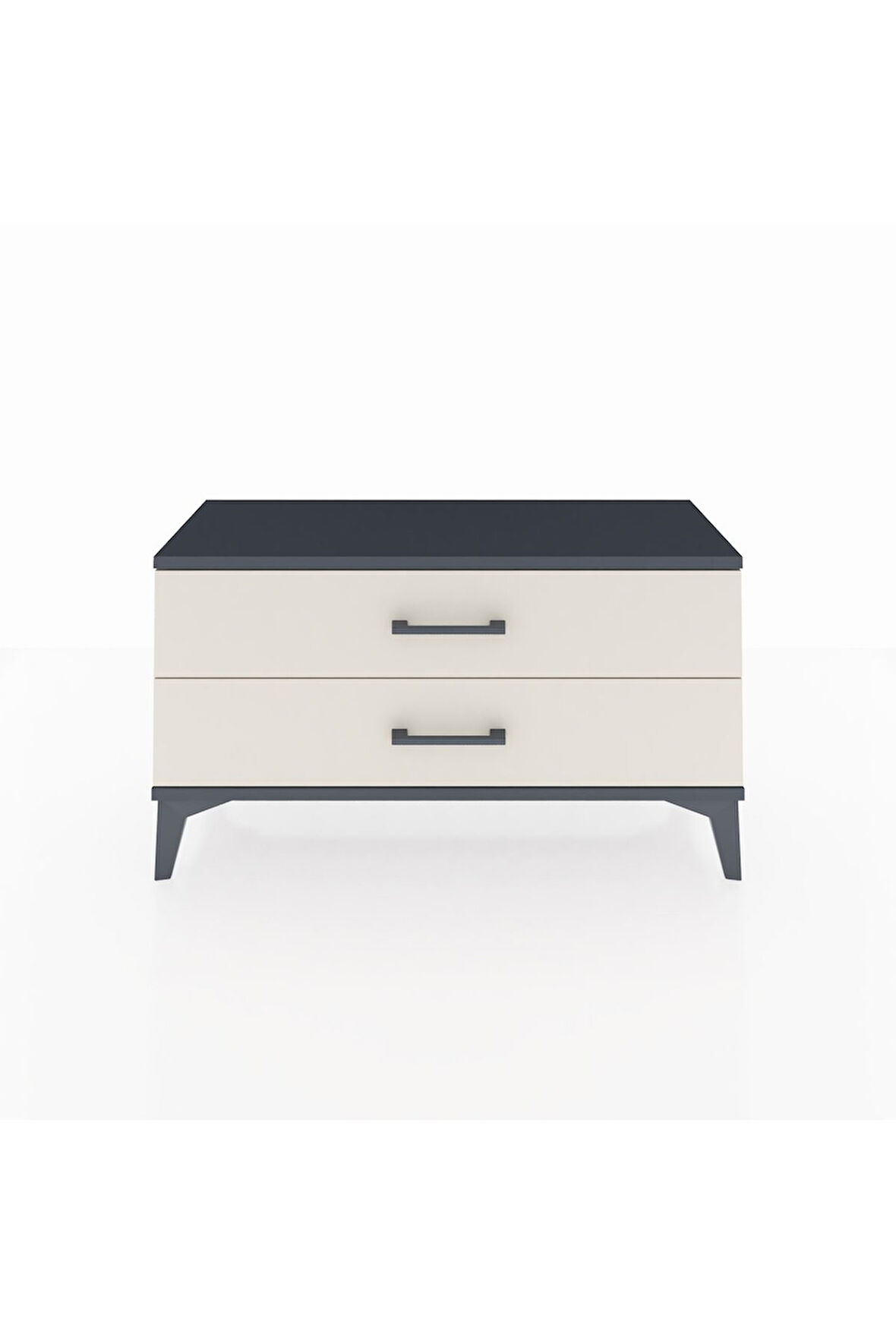 Arges Şifonyer 2 Çekmeceli 88x30x48 Antrasit-Aytaşı