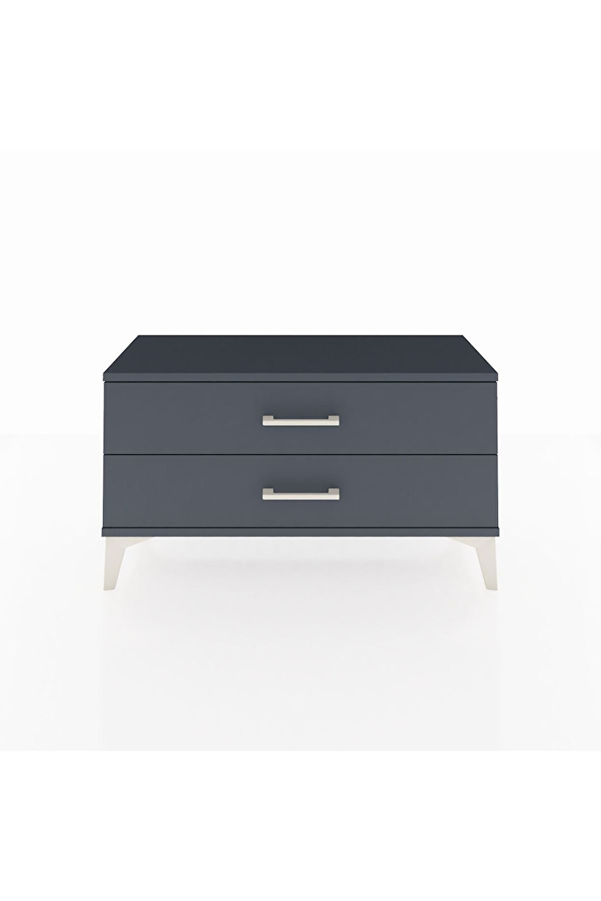 Arges Şifonyer 2 Çekmeceli 88x30x48 Antrasit-Antrasit