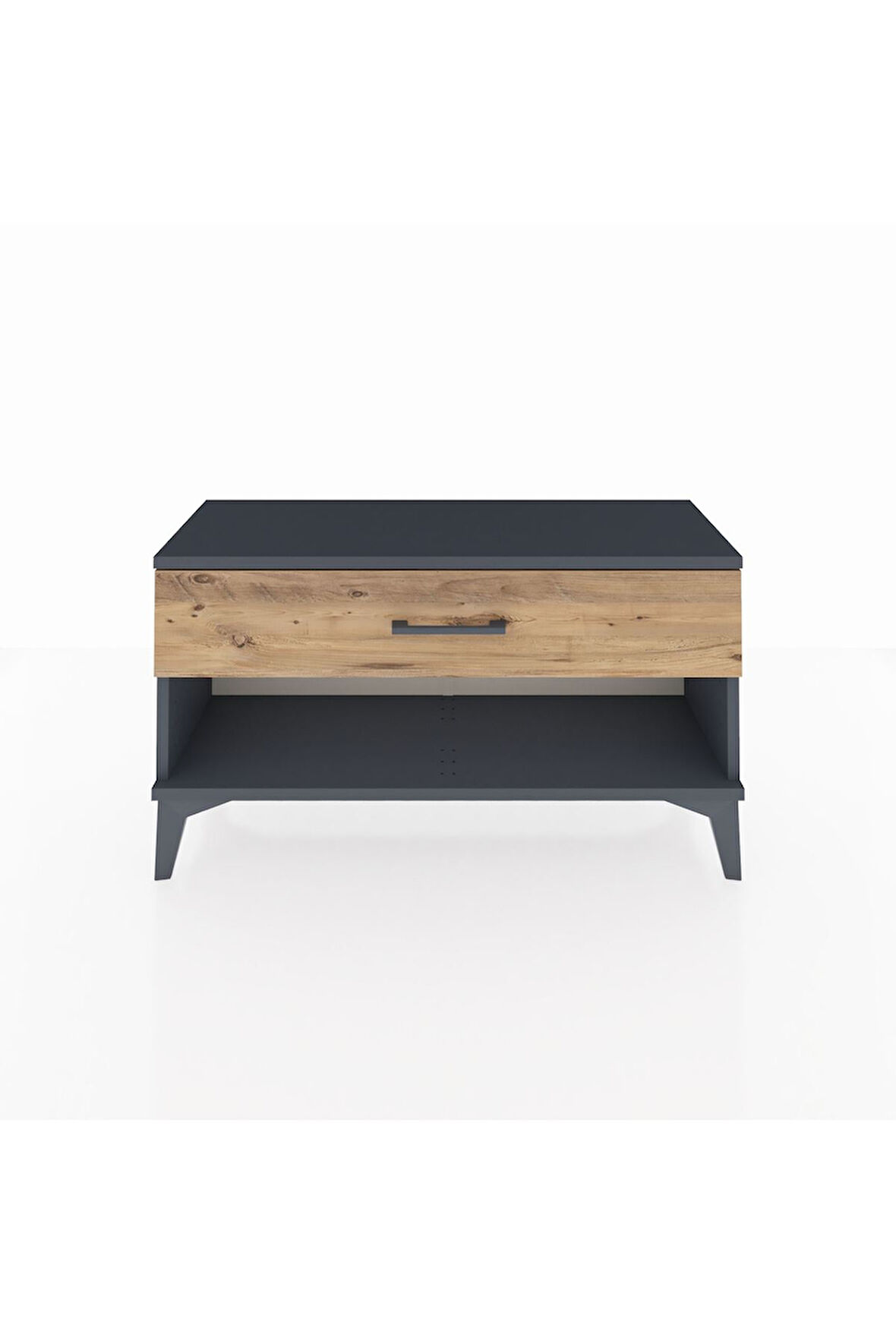 Arges Şifonyer Tek Çekmeceli 88x30x48 Antrasit-Çam