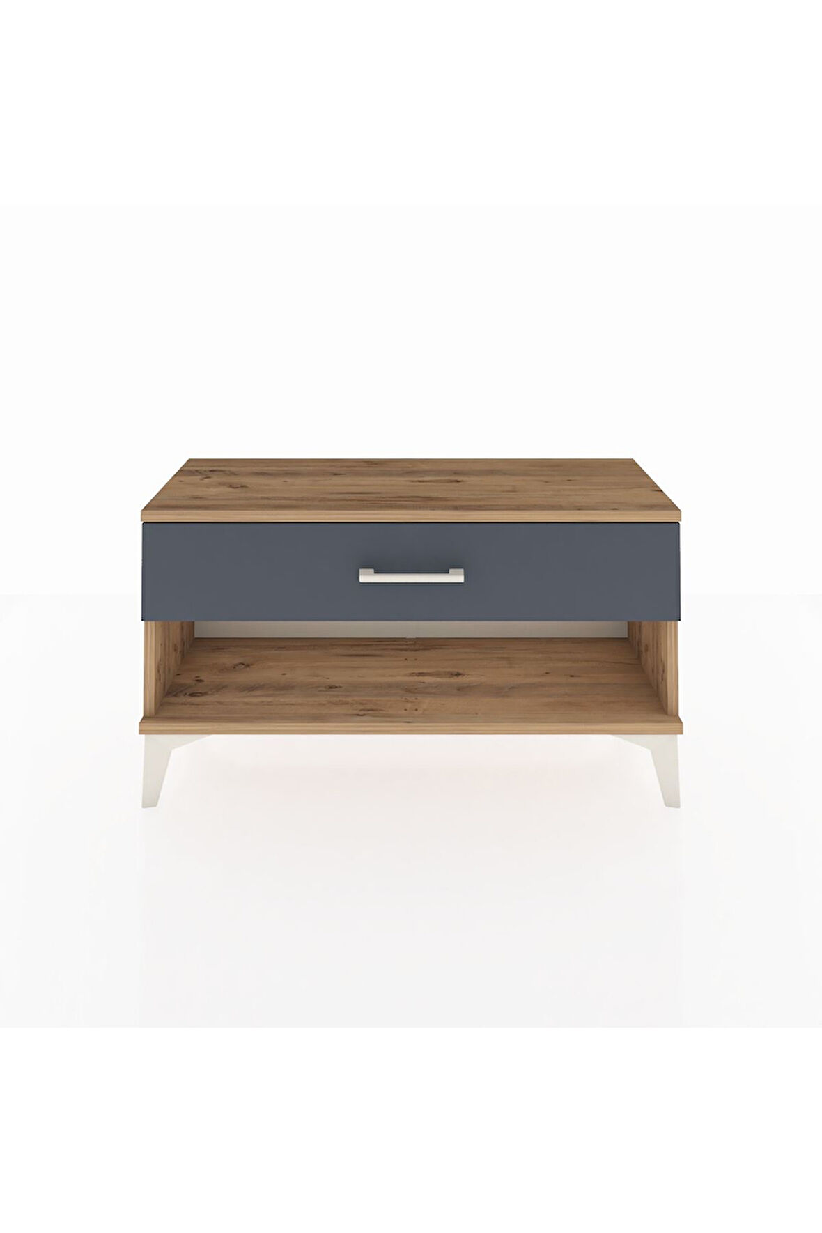Arges Şifonyer Tek Çekmeceli 88x30x48 Çam-Antrasit