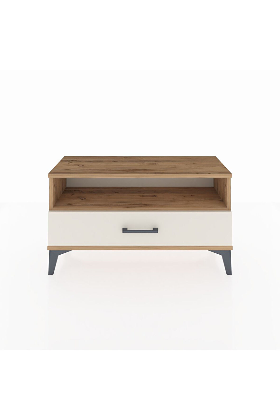 Arges Şifonyer Tek Raflı Tek Çekmeceli 88x30x48 Çam-Aytaşı