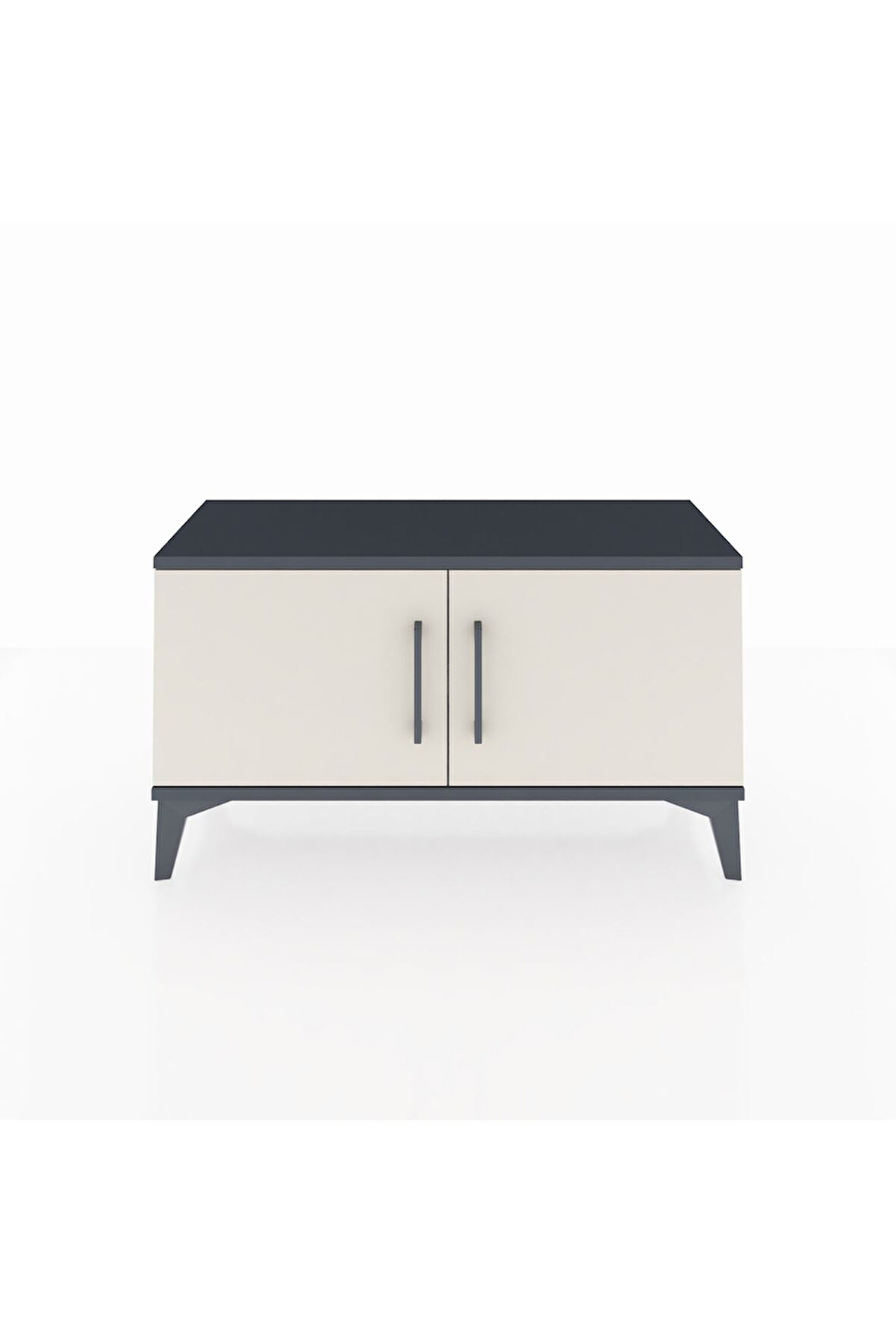 Arges Şifonyer Tek Raflı 2 Kapaklı 88x30x48 Antrasit-Aytaşı