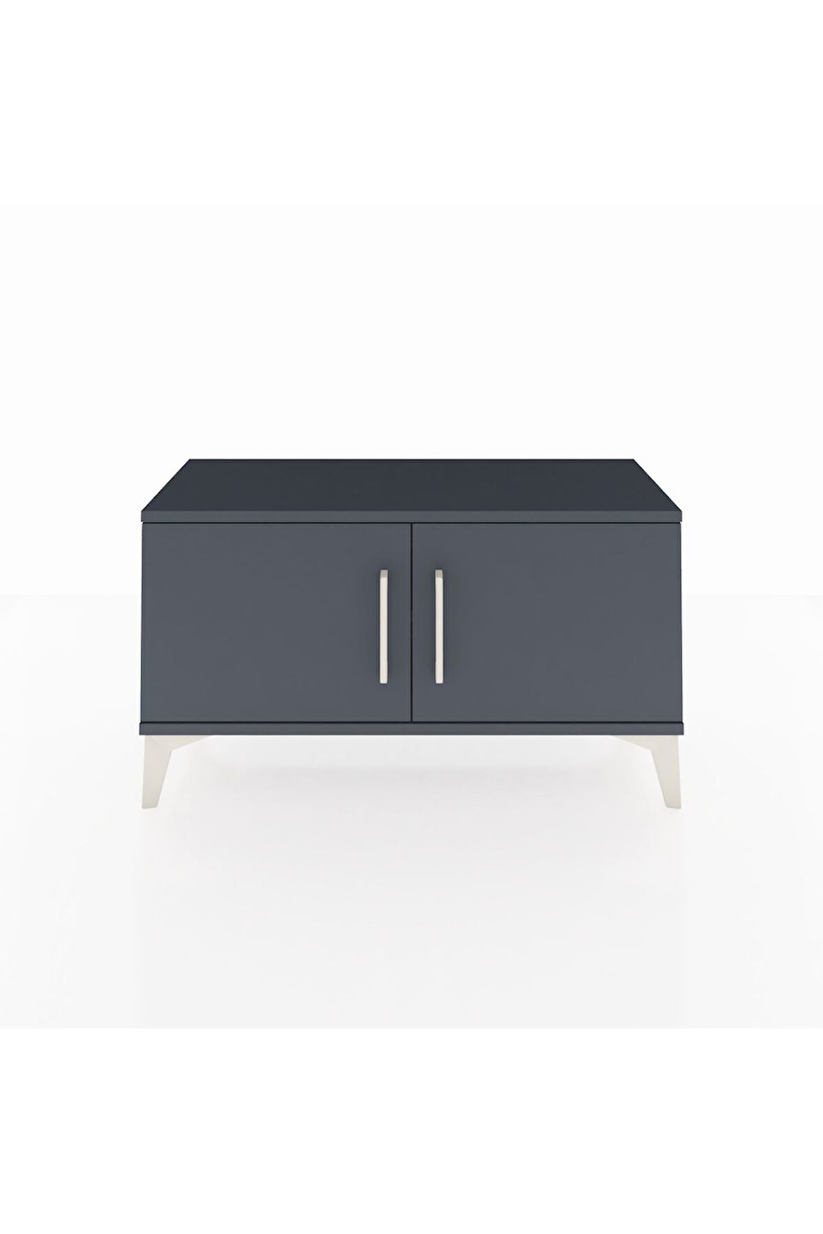 Arges Şifonyer Tek Raflı 2 Kapaklı 88x30x48 Antrasit-Antrasit