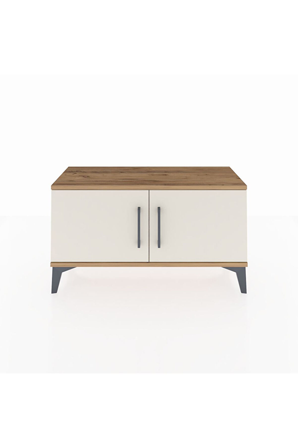 Arges Şifonyer Tek Raflı 2 Kapaklı 88x30x48 Çam-Aytaşı