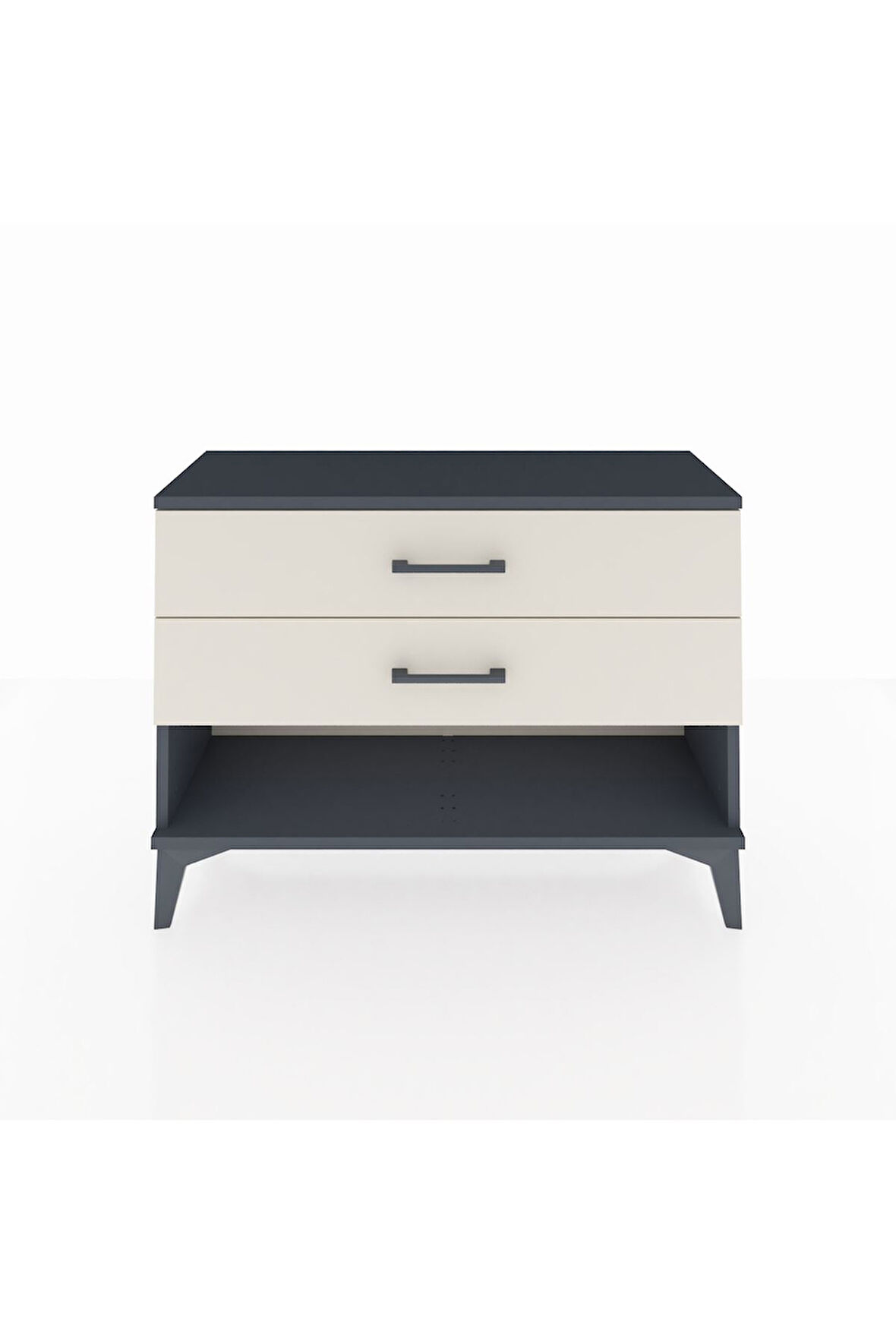 Arges Şifonyer 2 Çekmeceli 88x30x64 Antrasit-Aytaşı