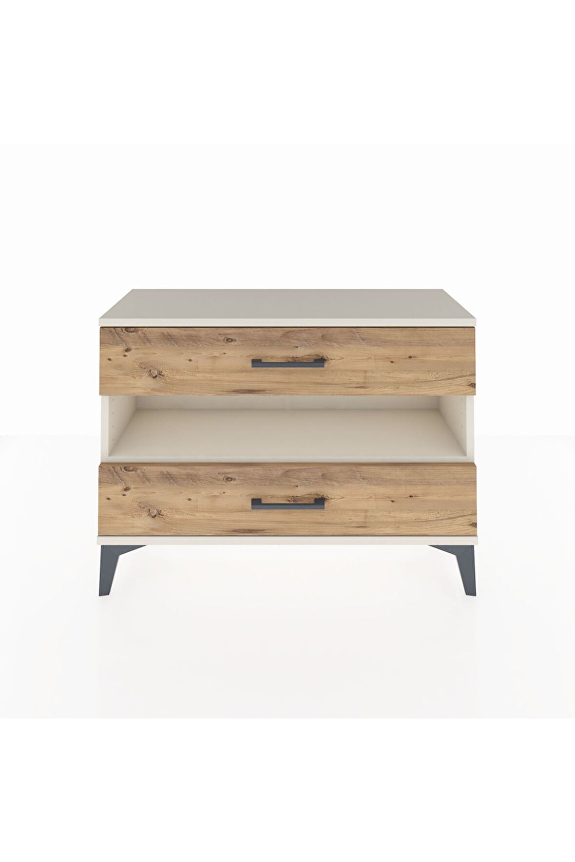 Arges Şifonyer Tek Raflı 2 Çekmeceli 88x30x64 Aytaşı-Çam