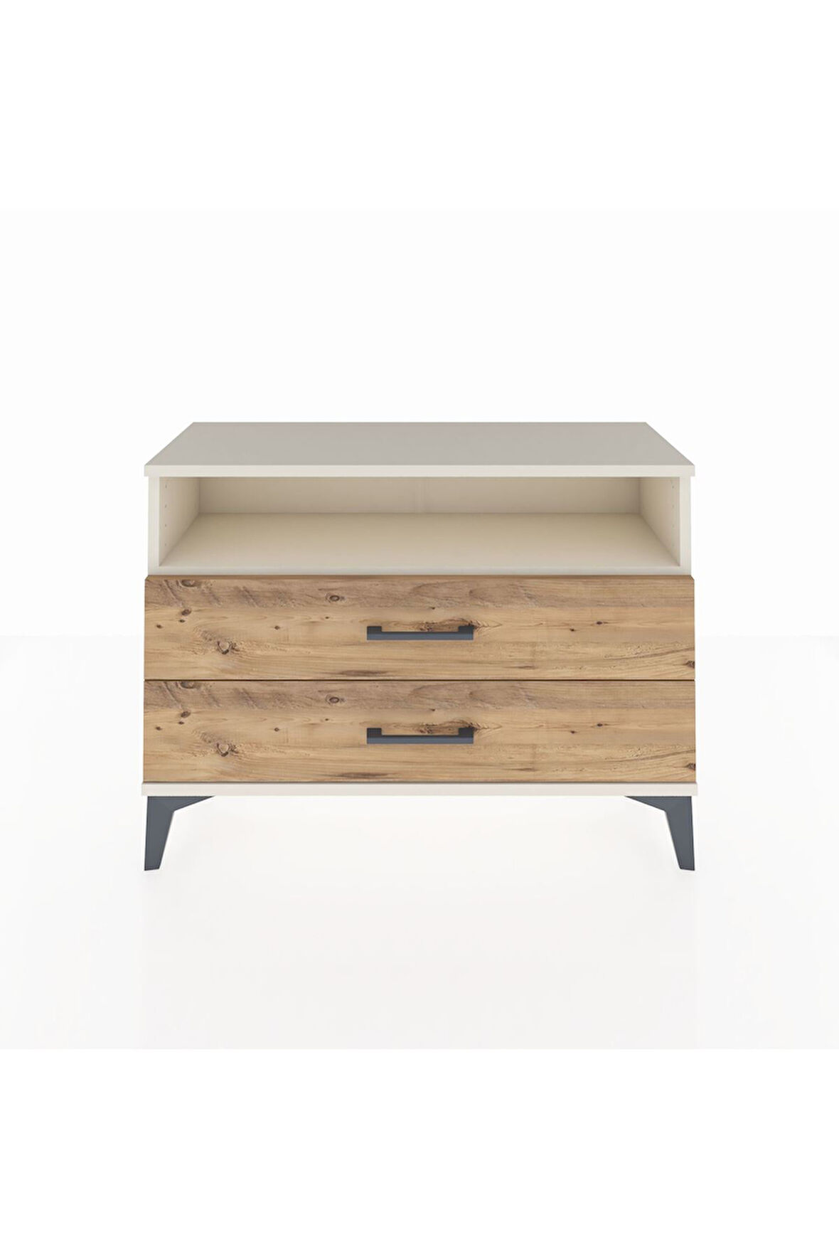 Arges Şifonyer Tek Raflı 2 Çekmeceli 88x30x64 Aytaşı-Çam