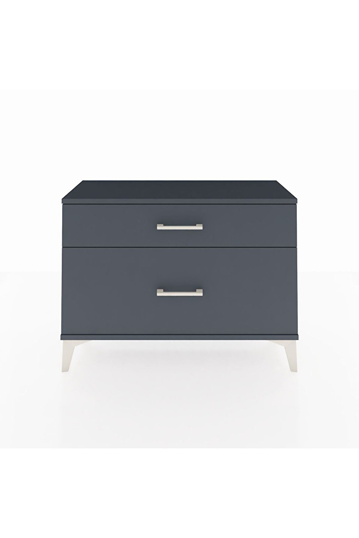 Arges Şifonyer 2 Çekmeceli 88x30x64 Antrasit-Antrasit