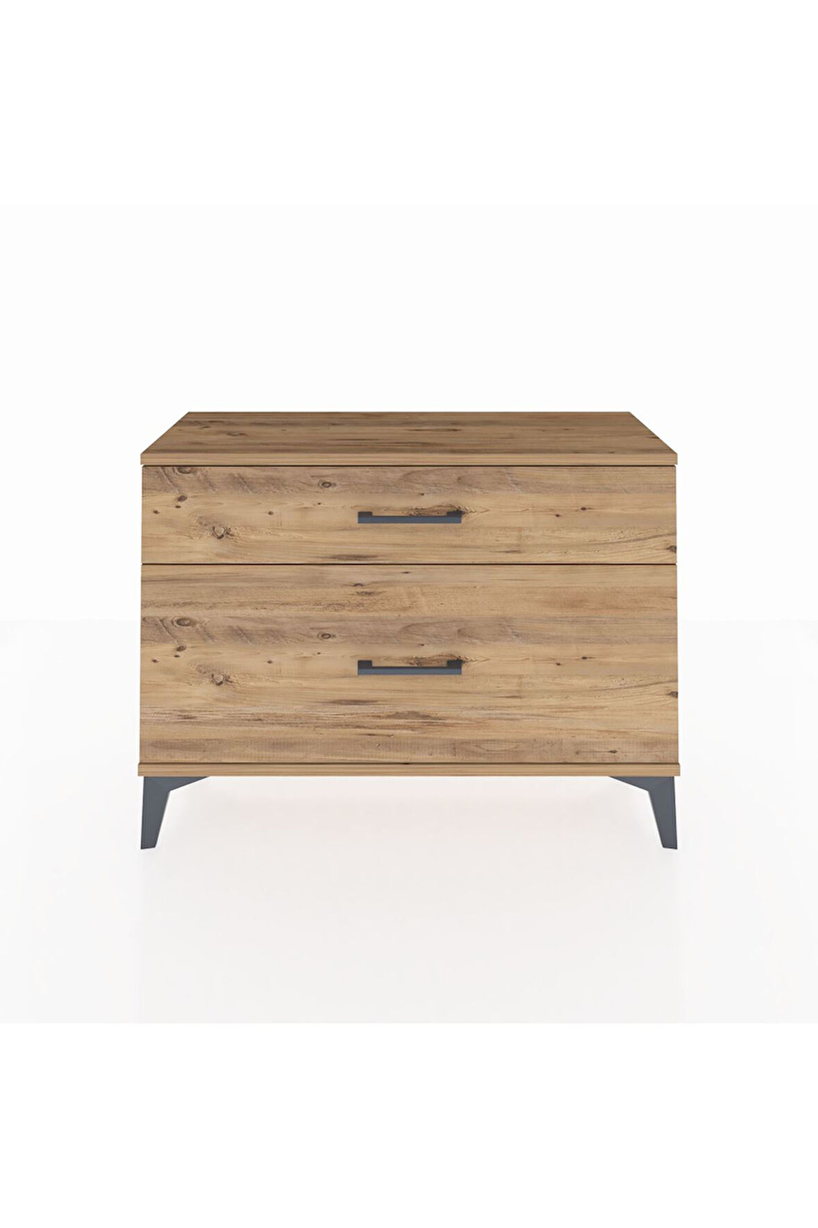 Arges Şifonyer 2 Çekmeceli 88x30x64 Çam-Çam