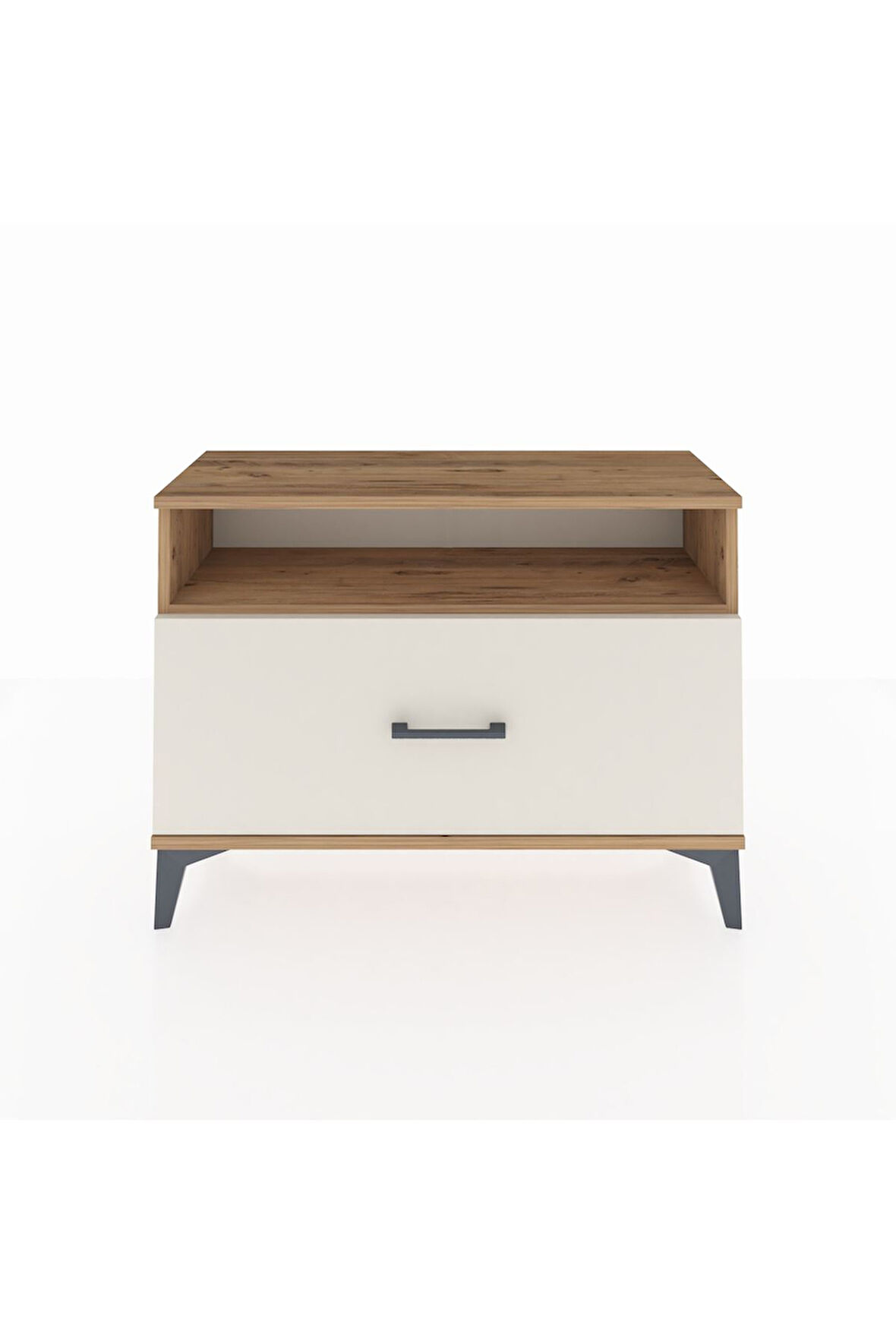Arges Şifonyer Tek Raflı Tek Çekmeceli 88x30x64 Çam-Aytaşı