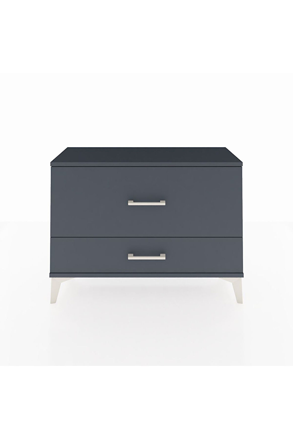 Arges Şifonyer 2 Çekmeceli 88x30x64 Antrasit-Antrasit