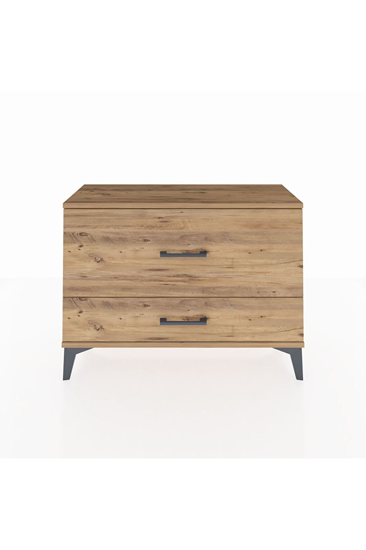 Arges Şifonyer 2 Çekmeceli 88x30x64 Çam-Çam