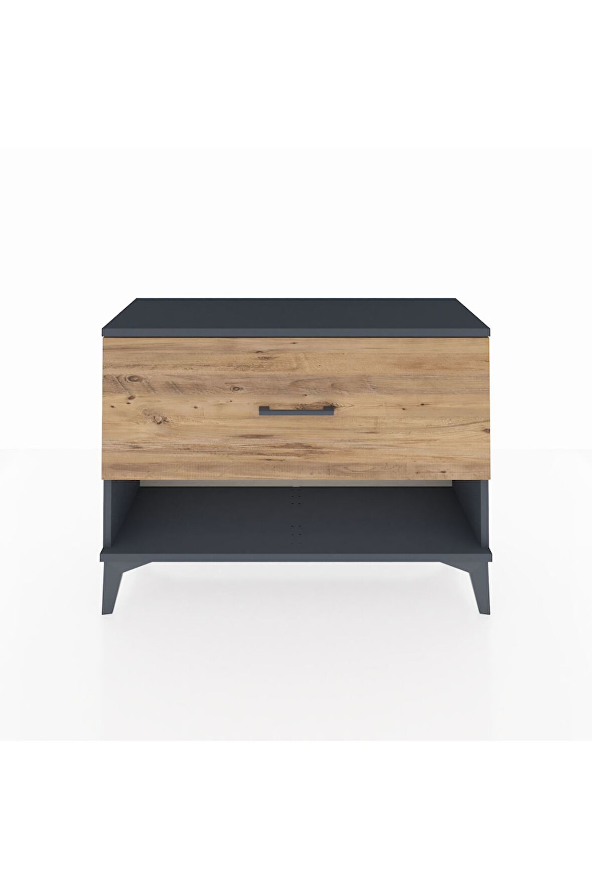 Arges Şifonyer Tek Çekmeceli 88x30x64 Antrasit-Çam