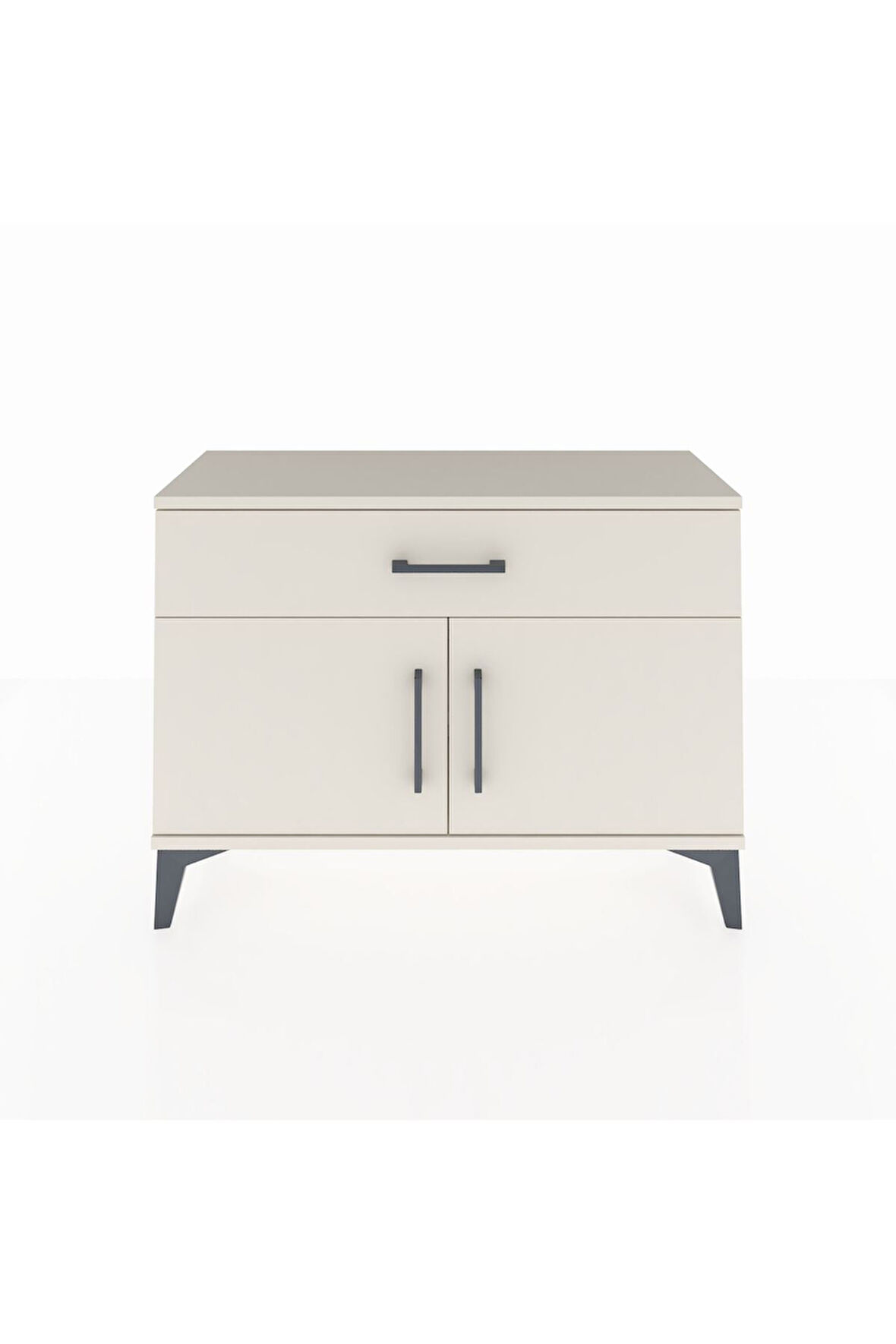 Arges Şifonyer Tek Raflı Tek Çekmeceli 2 Kapaklı 88x30x64 Aytaşı-Aytaşı