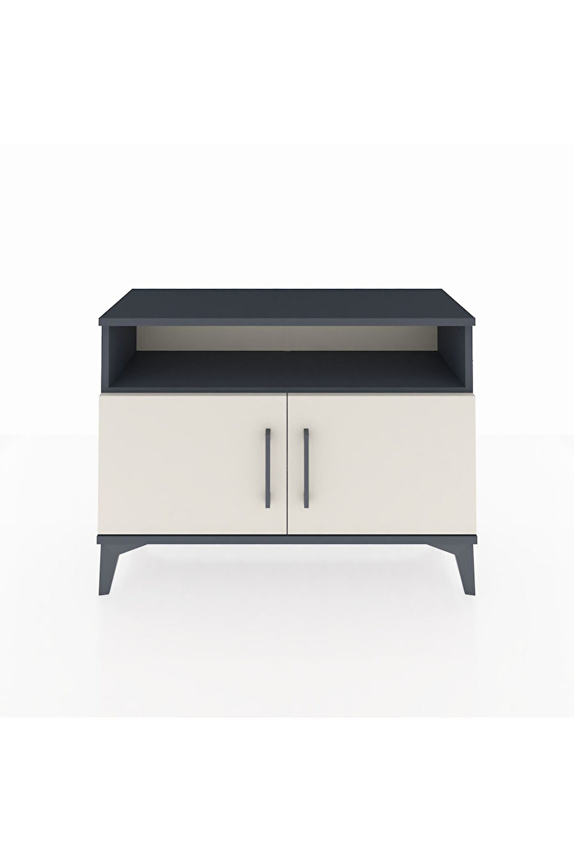 Arges Şifonyer 2 Raflı 2 Kapaklı 88x30x64 Antrasit-Aytaşı