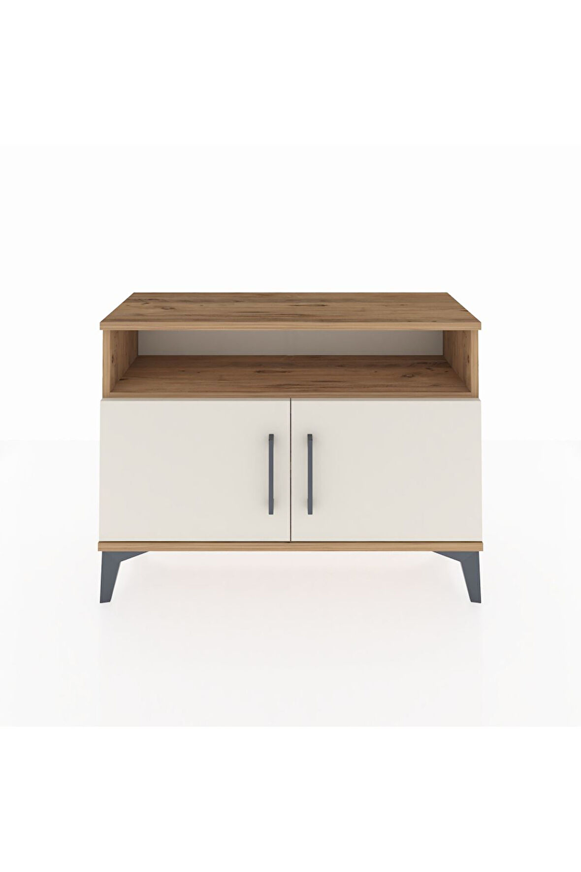 Arges Şifonyer 2 Raflı 2 Kapaklı 88x30x64 Çam-Aytaşı