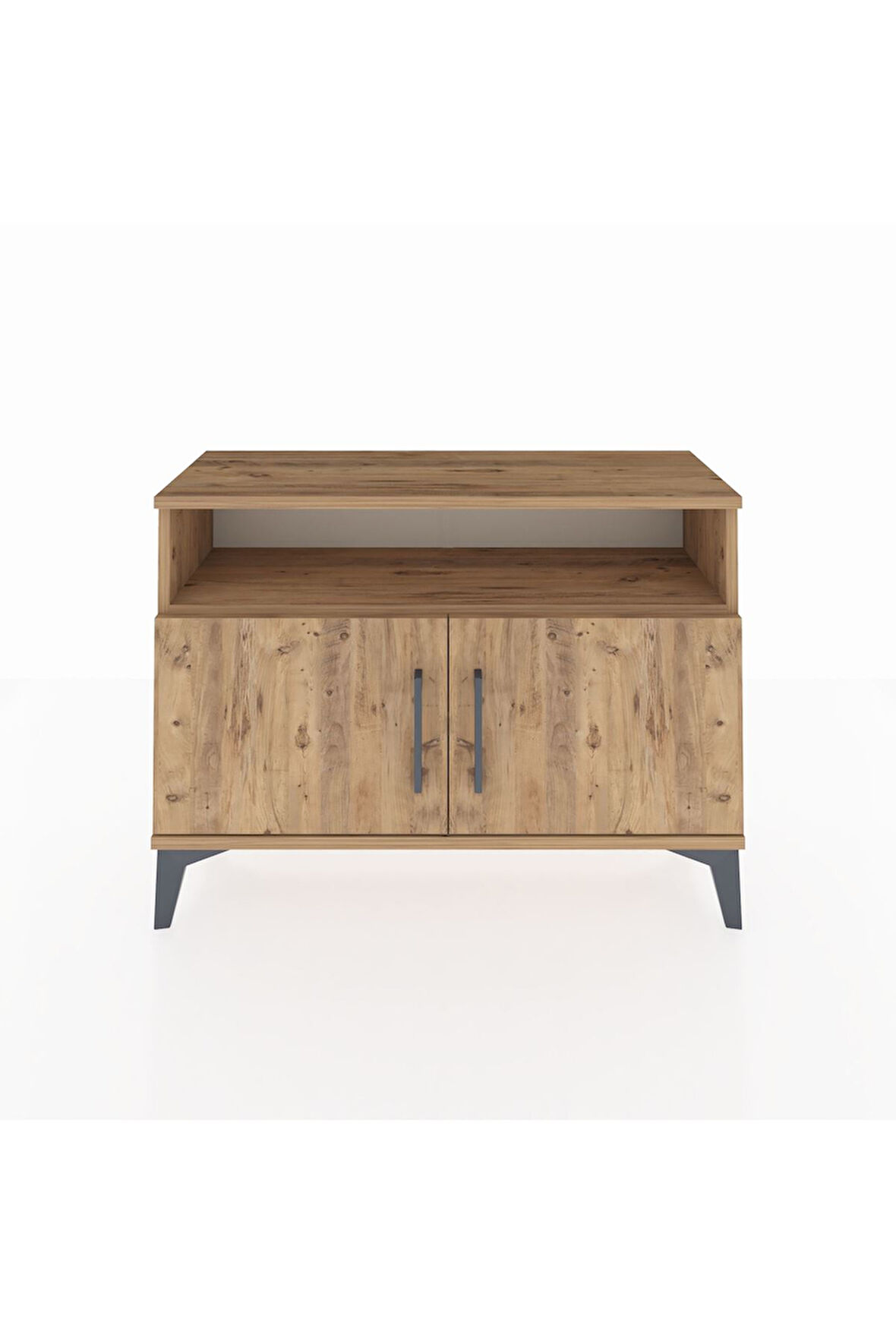 Arges Şifonyer 2 Raflı 2 Kapaklı 88x30x64 Çam-Çam