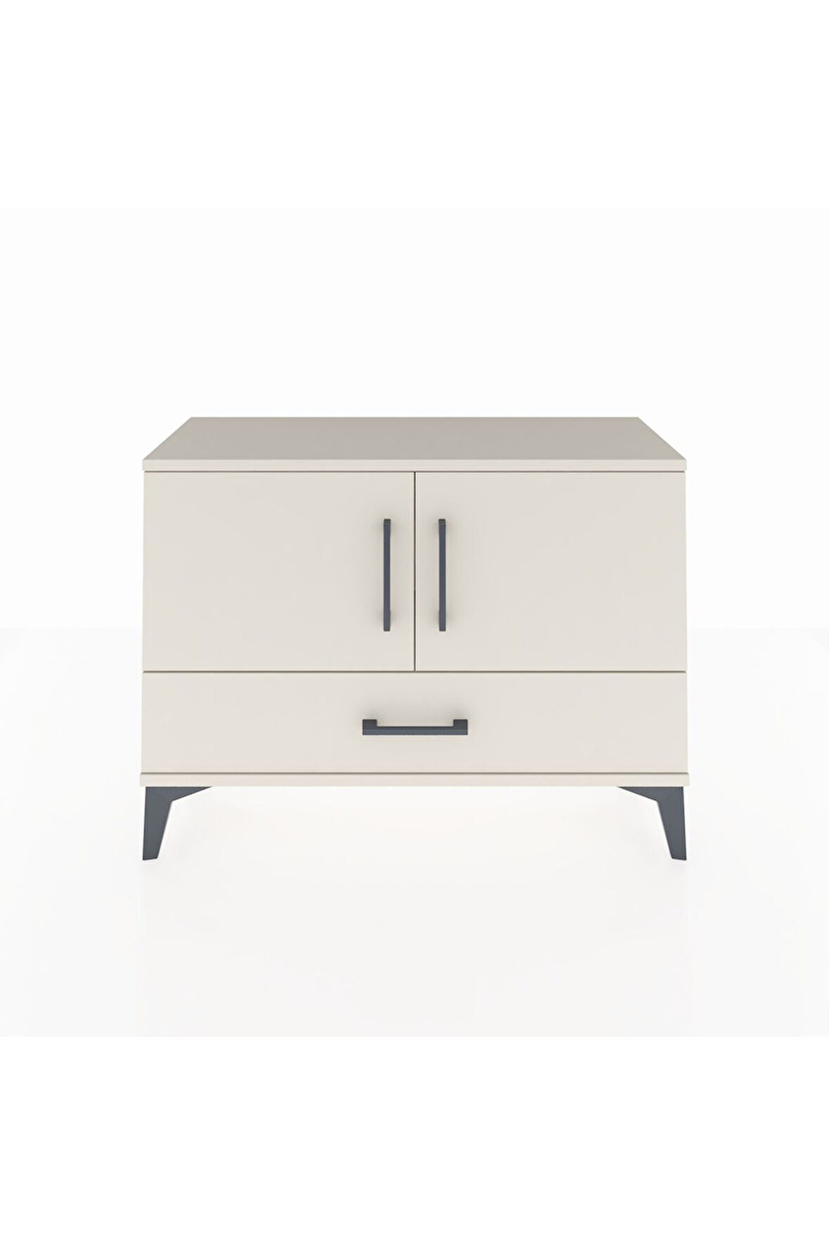 Arges Şifonyer 2 Raflı Tek Çekmeceli 2 Kapaklı 88x30x64 Aytaşı-Aytaşı