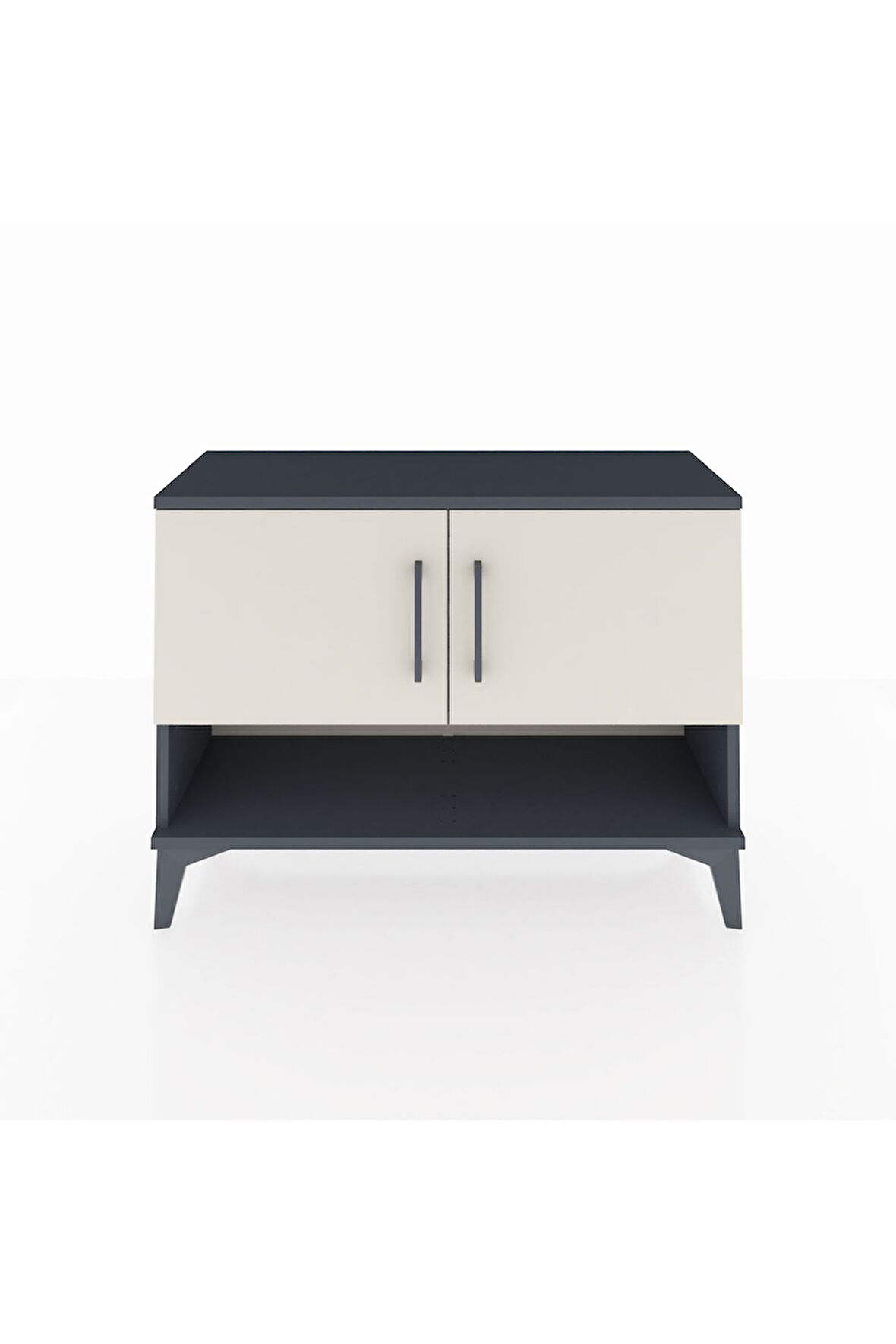 Arges Şifonyer 2 Raflı 2 Kapaklı 88x30x64 Antrasit-Aytaşı
