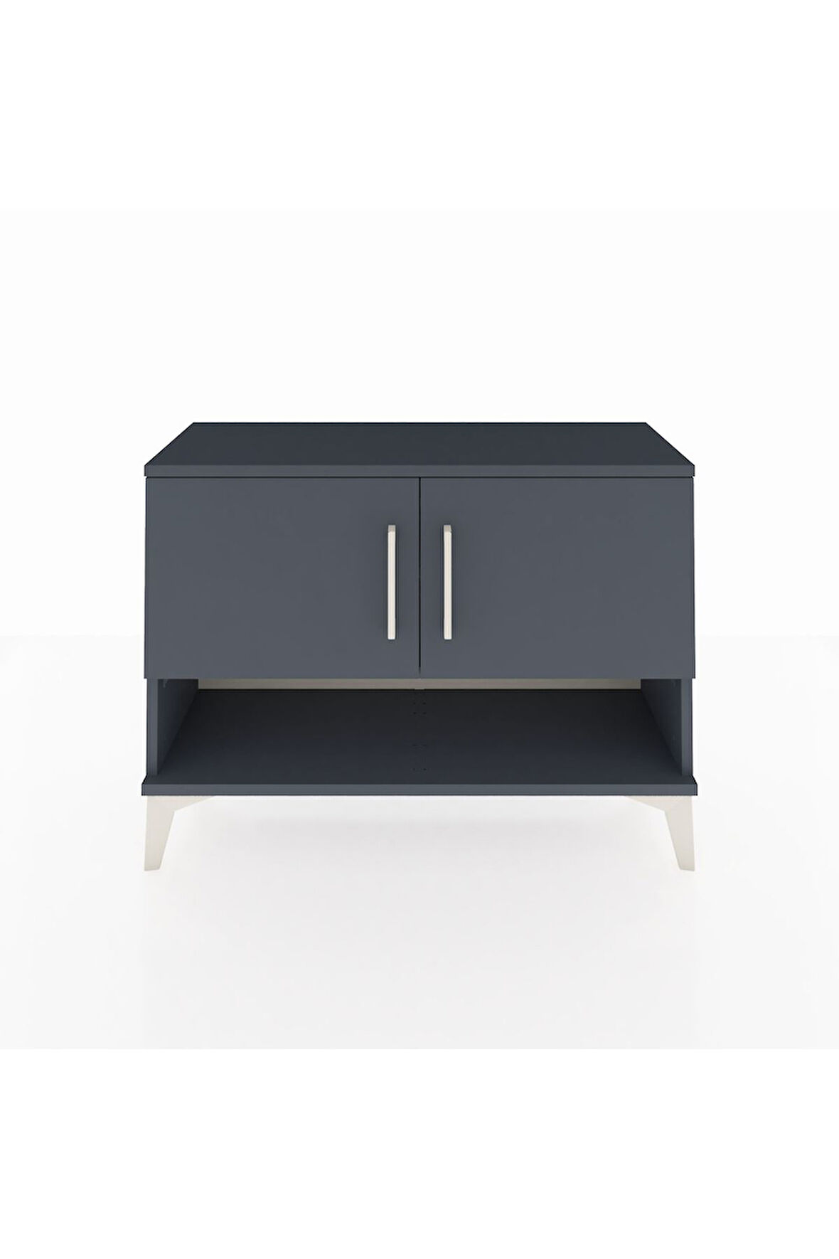 Arges Şifonyer 2 Raflı 2 Kapaklı 88x30x64 Antrasit-Antrasit