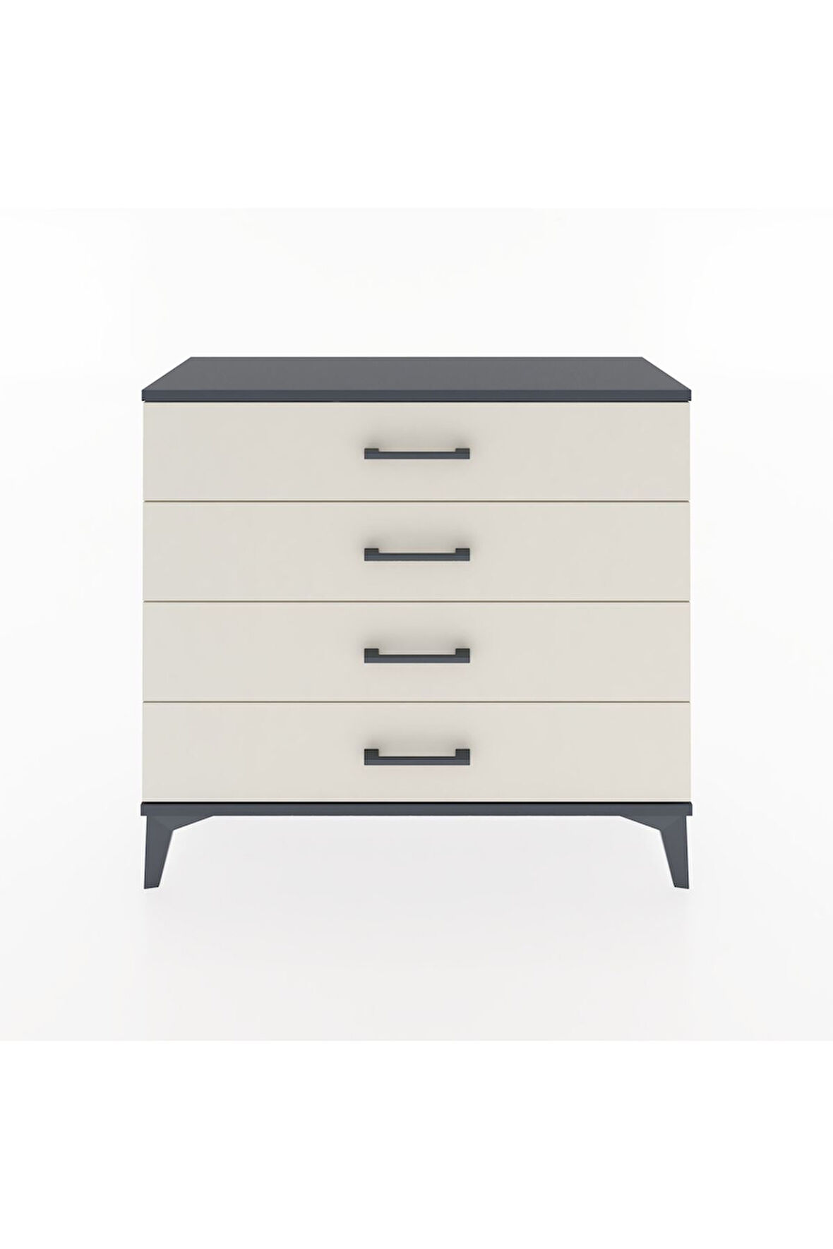 Arges Şifonyer 4 Çekmeceli 88x30x80 Antrasit-Aytaşı