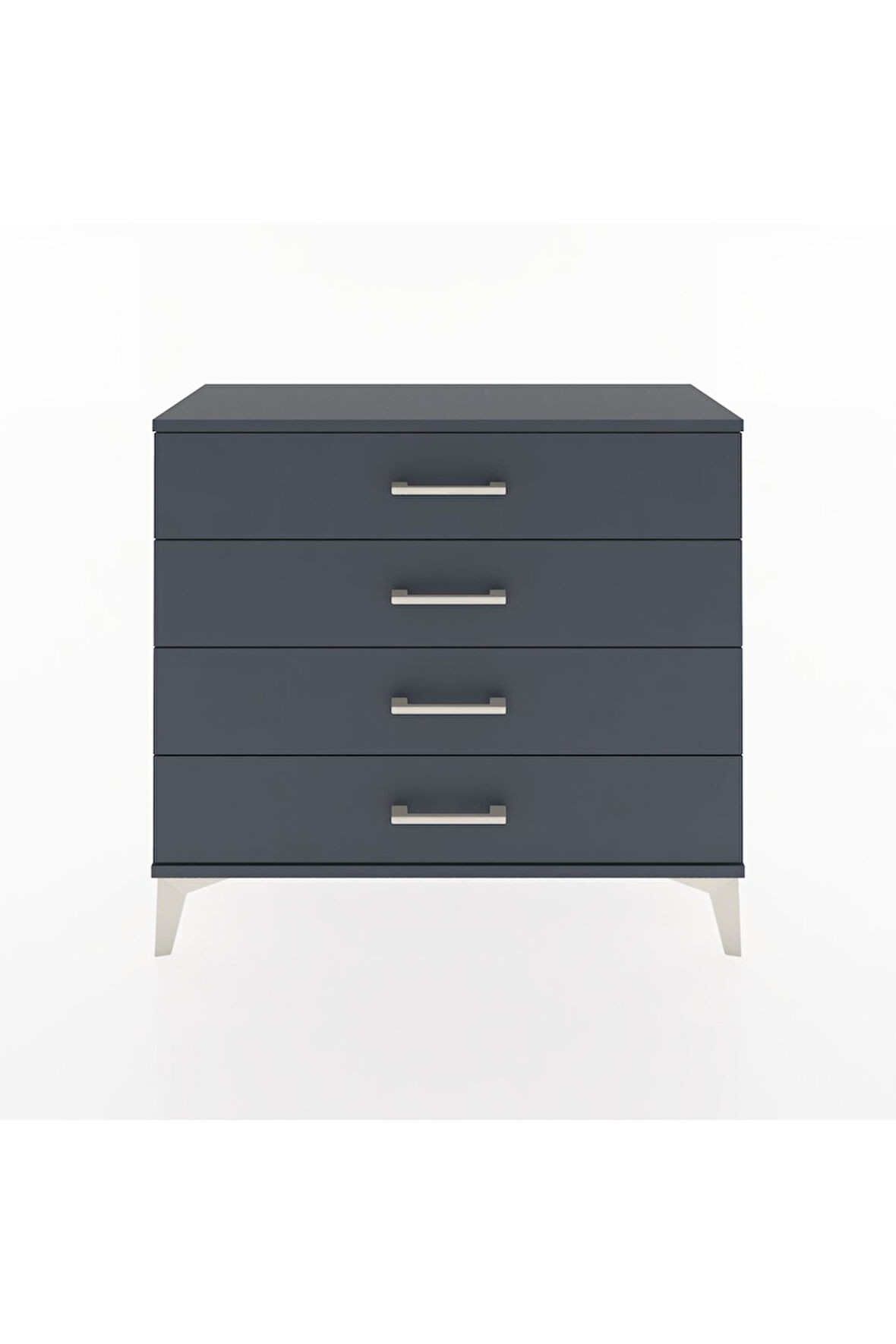 Arges Şifonyer 4 Çekmeceli 88x30x80 Antrasit-Antrasit