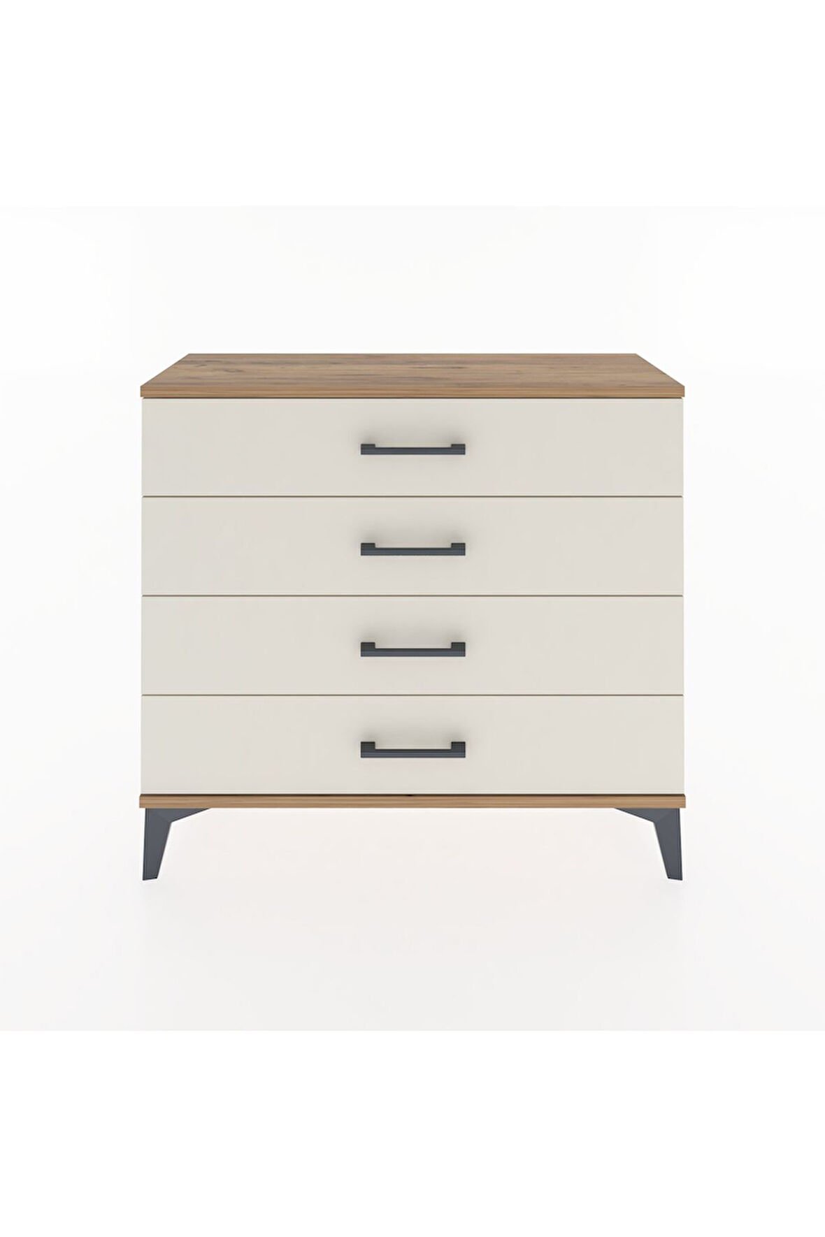 Arges Şifonyer 4 Çekmeceli 88x30x80 Çam-Aytaşı