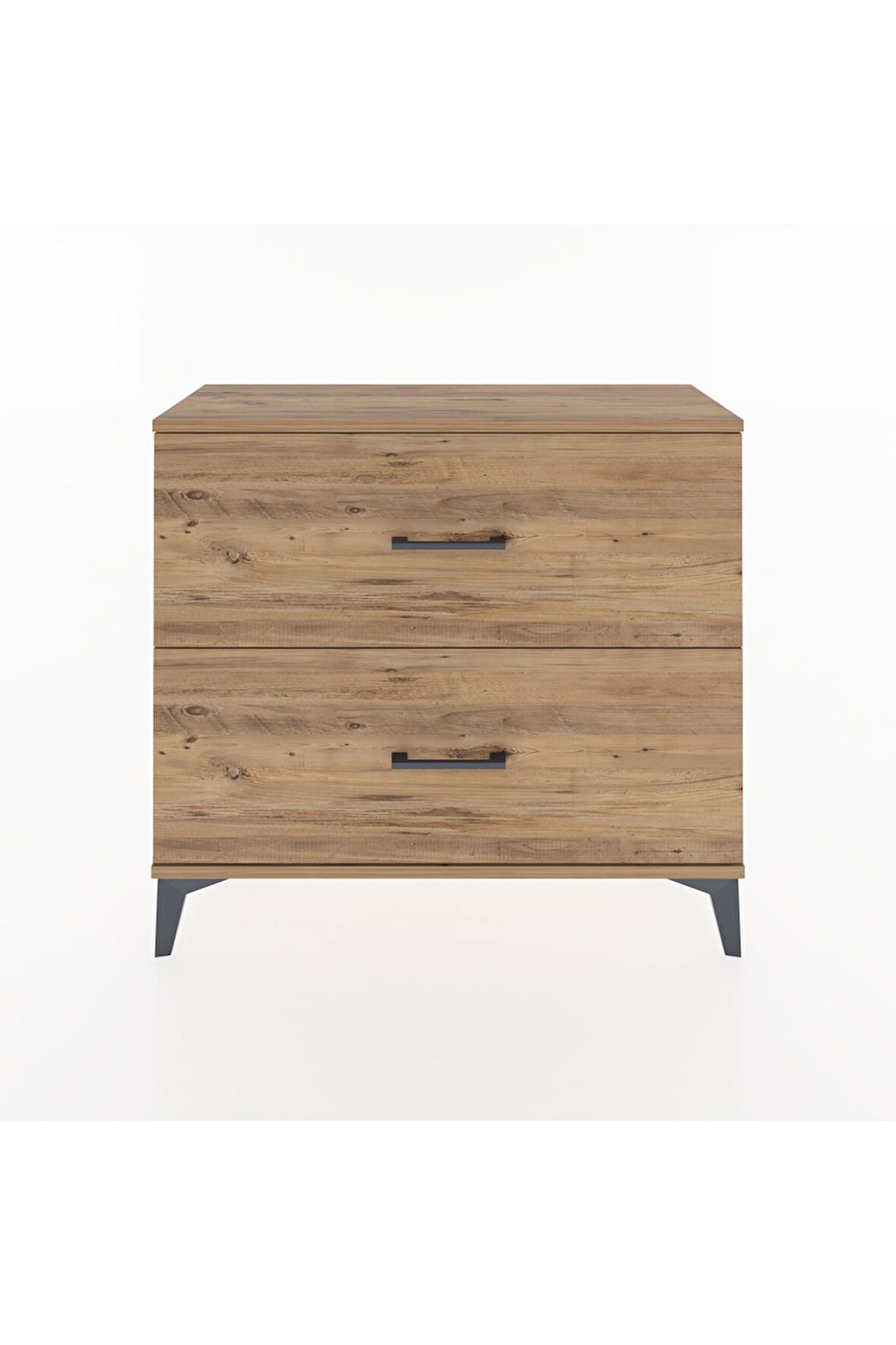 Arges Şifonyer 2 Çekmeceli 88x30x80 Çam-Çam