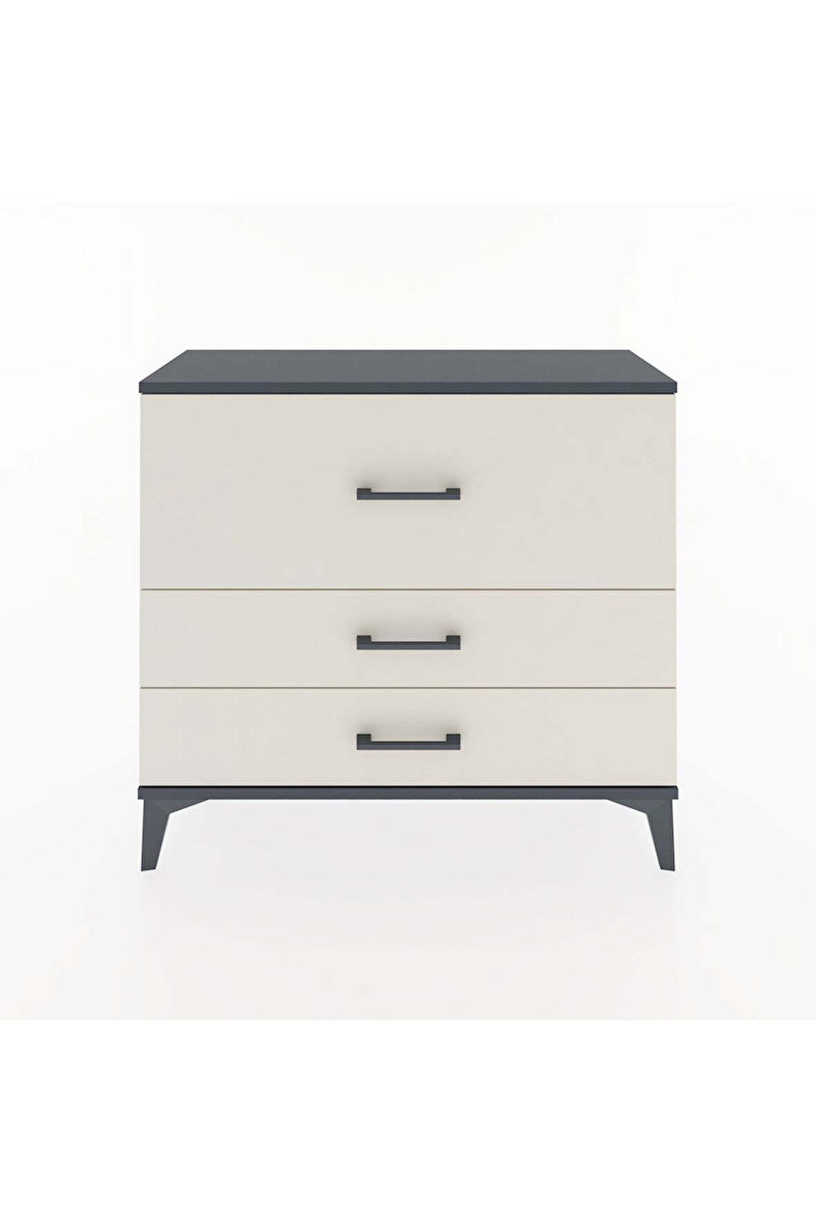 Arges Şifonyer 3 Çekmeceli 88x30x80 Antrasit-Aytaşı