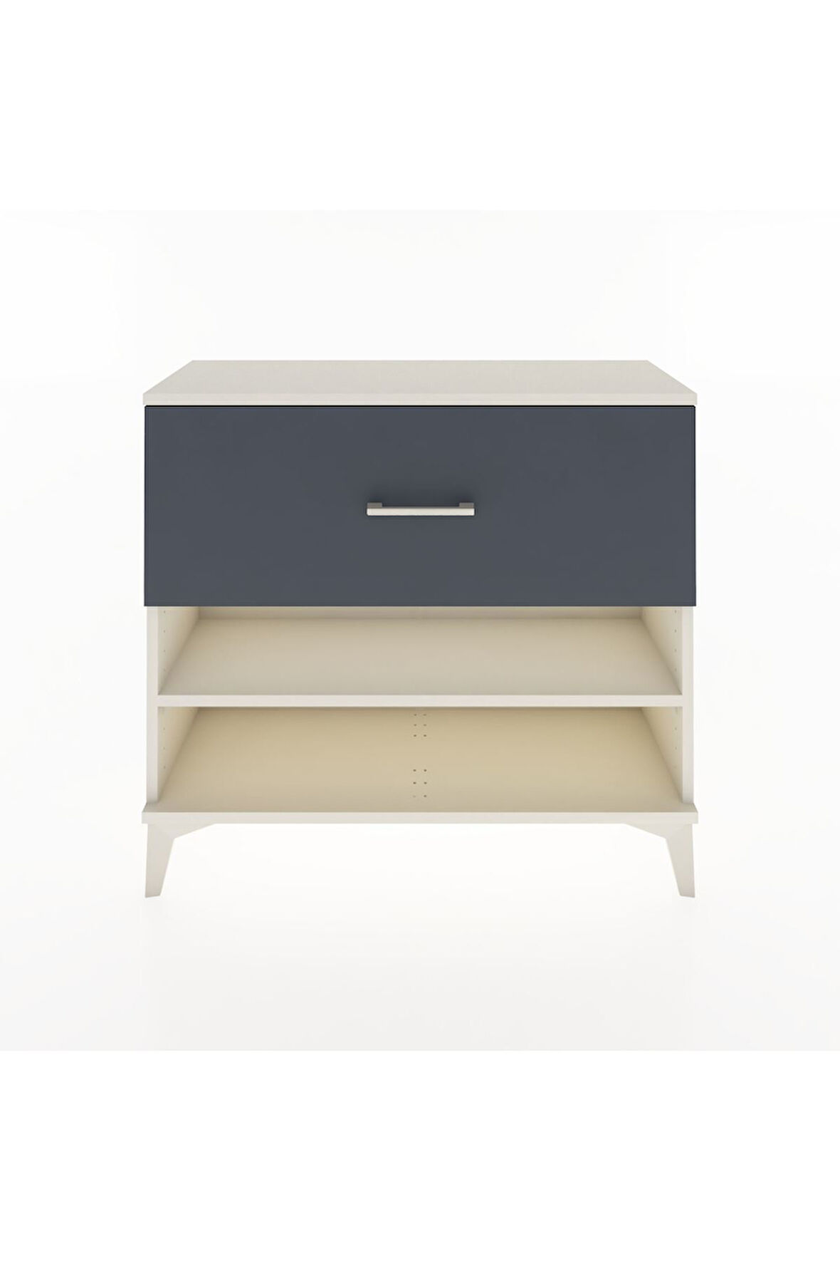 Arges Şifonyer Tek Raflı Tek Çekmeceli 88x30x80 Aytaşı-Antrasit