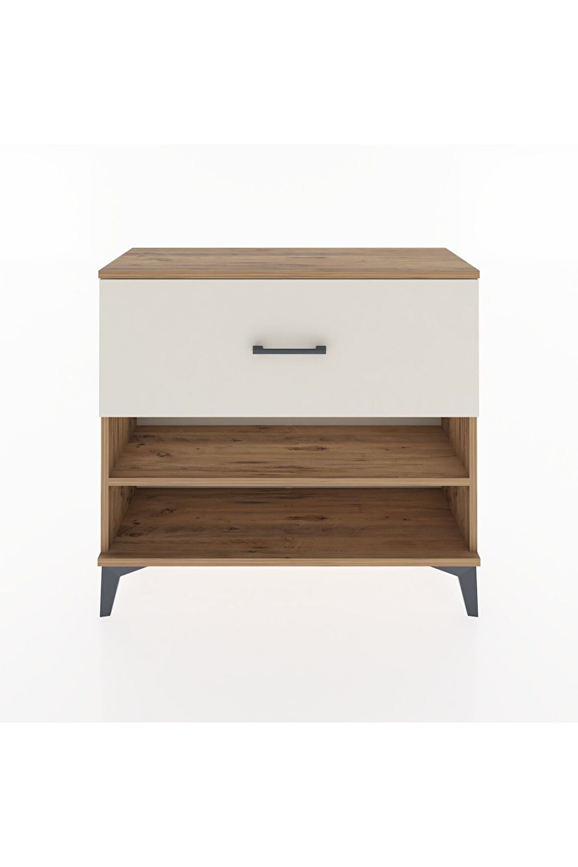 Arges Şifonyer Tek Raflı Tek Çekmeceli 88x30x80 Çam-Aytaşı