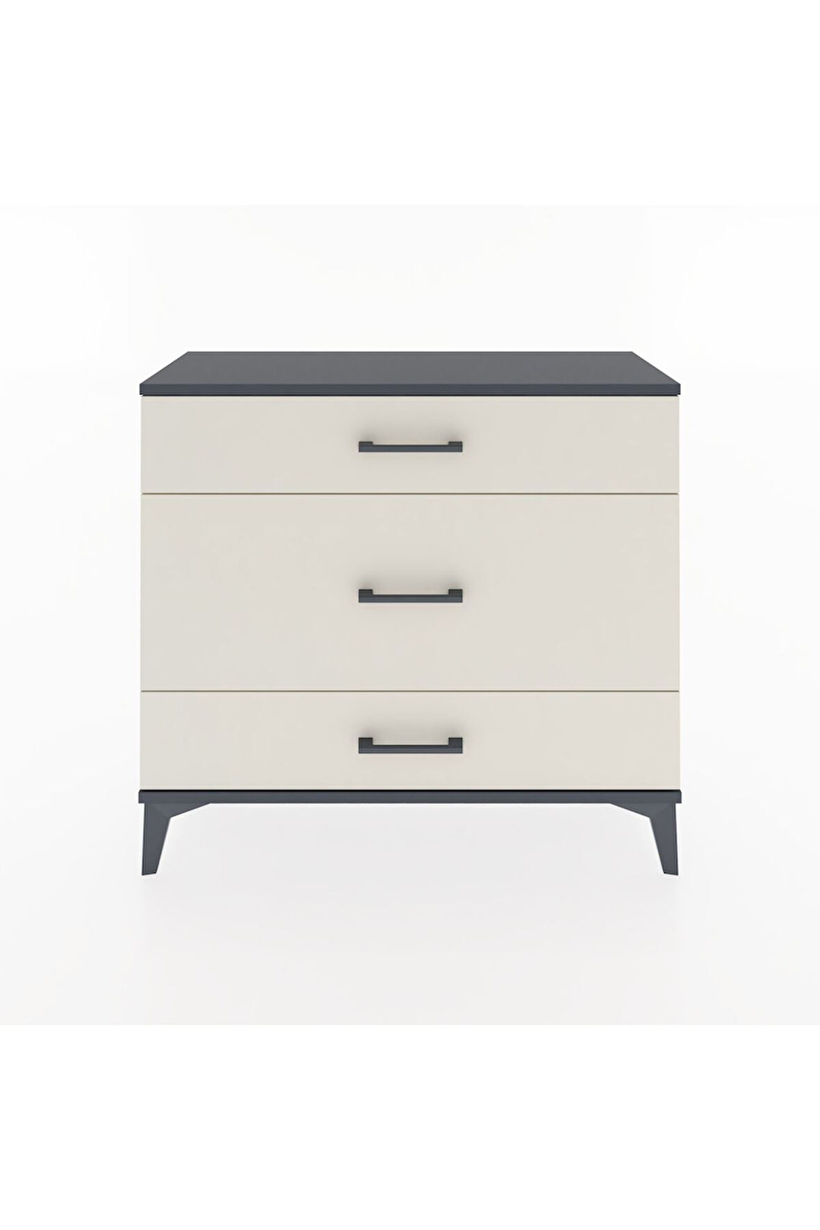 Arges Şifonyer 3 Çekmeceli 88x30x80 Antrasit-Aytaşı