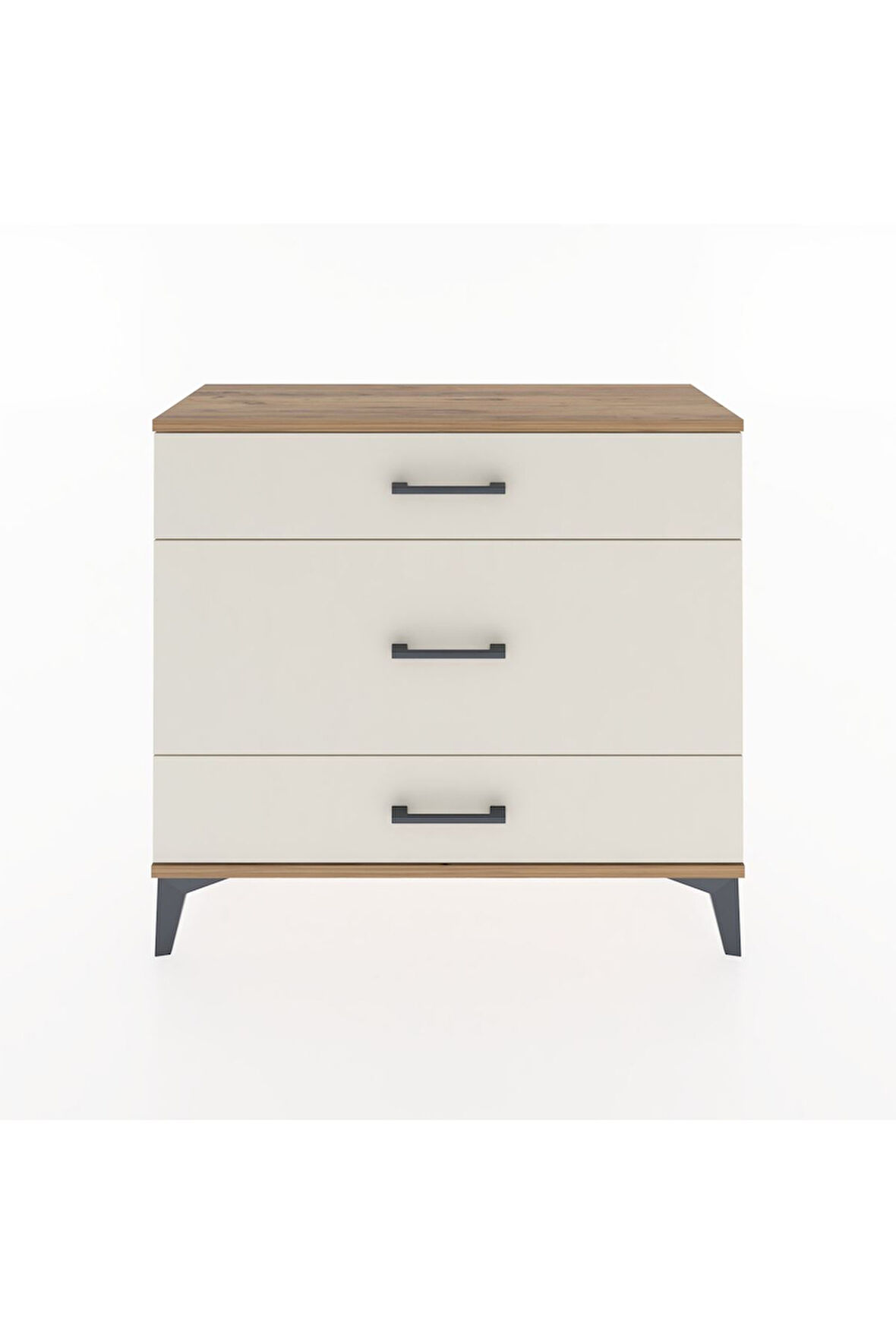 Arges Şifonyer 3 Çekmeceli 88x30x80 Çam-Aytaşı