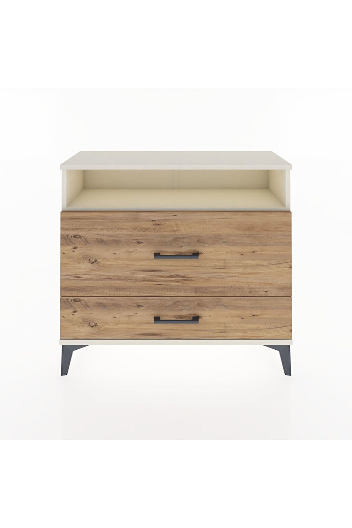 Arges Şifonyer Tek Raflı 2 Çekmeceli 88x30x80 Aytaşı-Çam