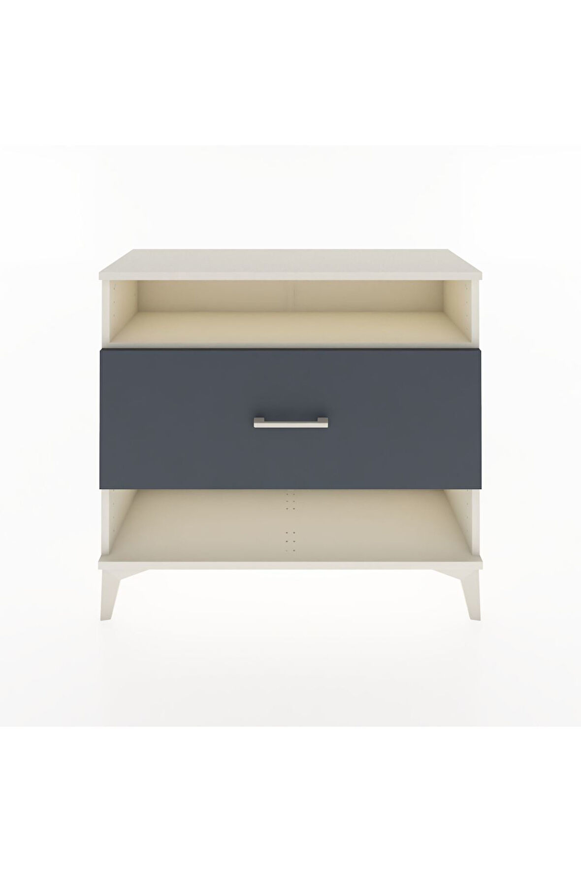 Arges Şifonyer Tek Raflı Tek Çekmeceli 88x30x80 Aytaşı-Antrasit