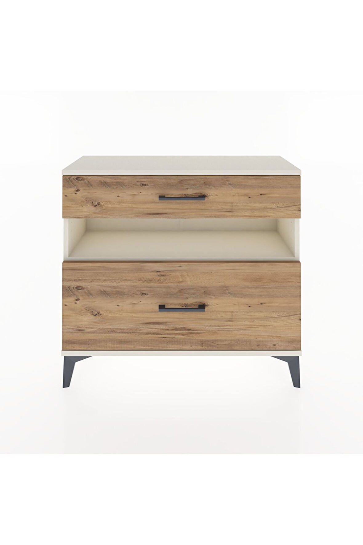 Arges Şifonyer Tek Raflı 2 Çekmeceli 88x30x80 Aytaşı-Çam