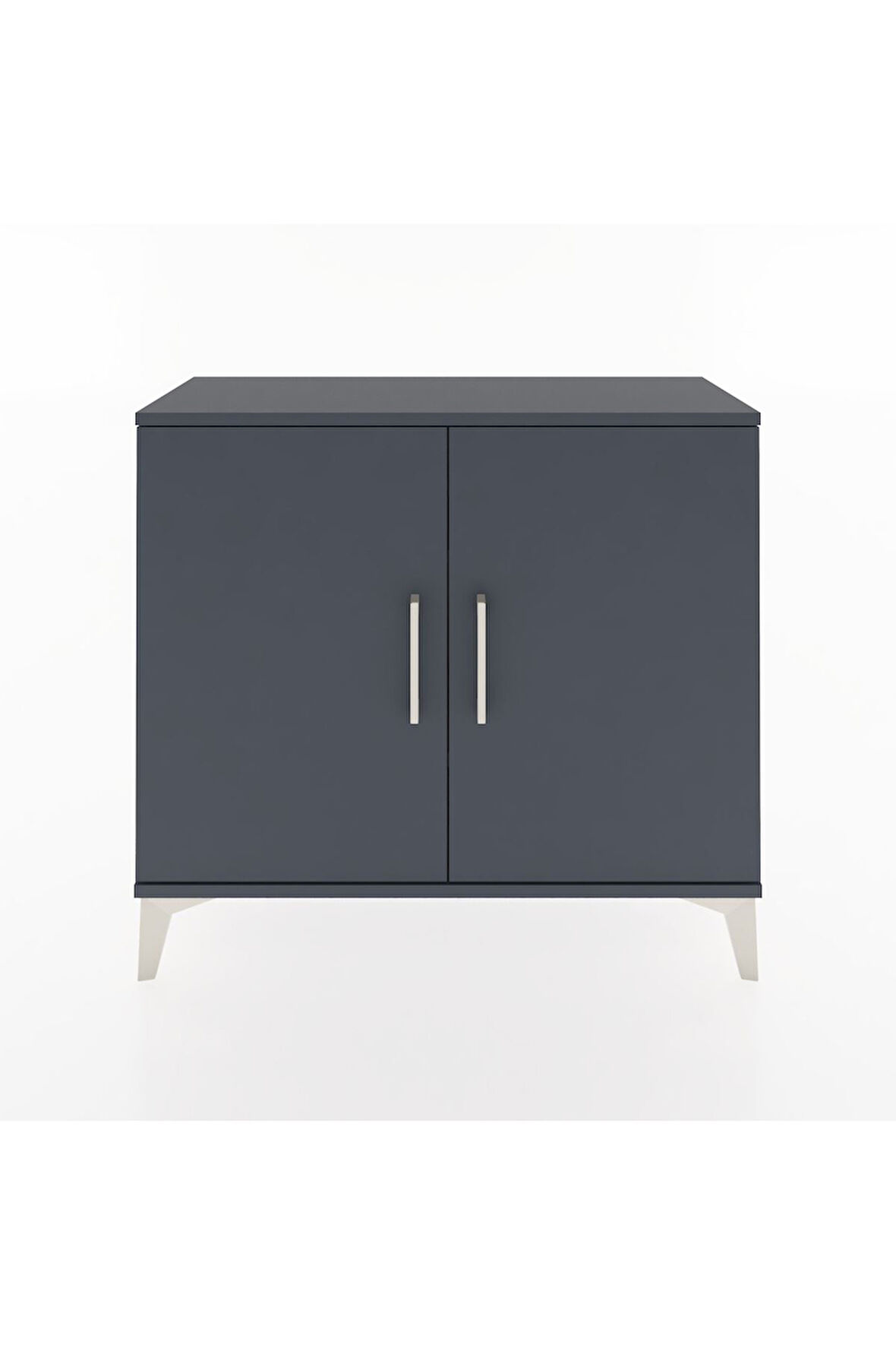 Arges Şifonyer 2 Raflı 2 Kapaklı 88x30x80 Antrasit-Antrasit