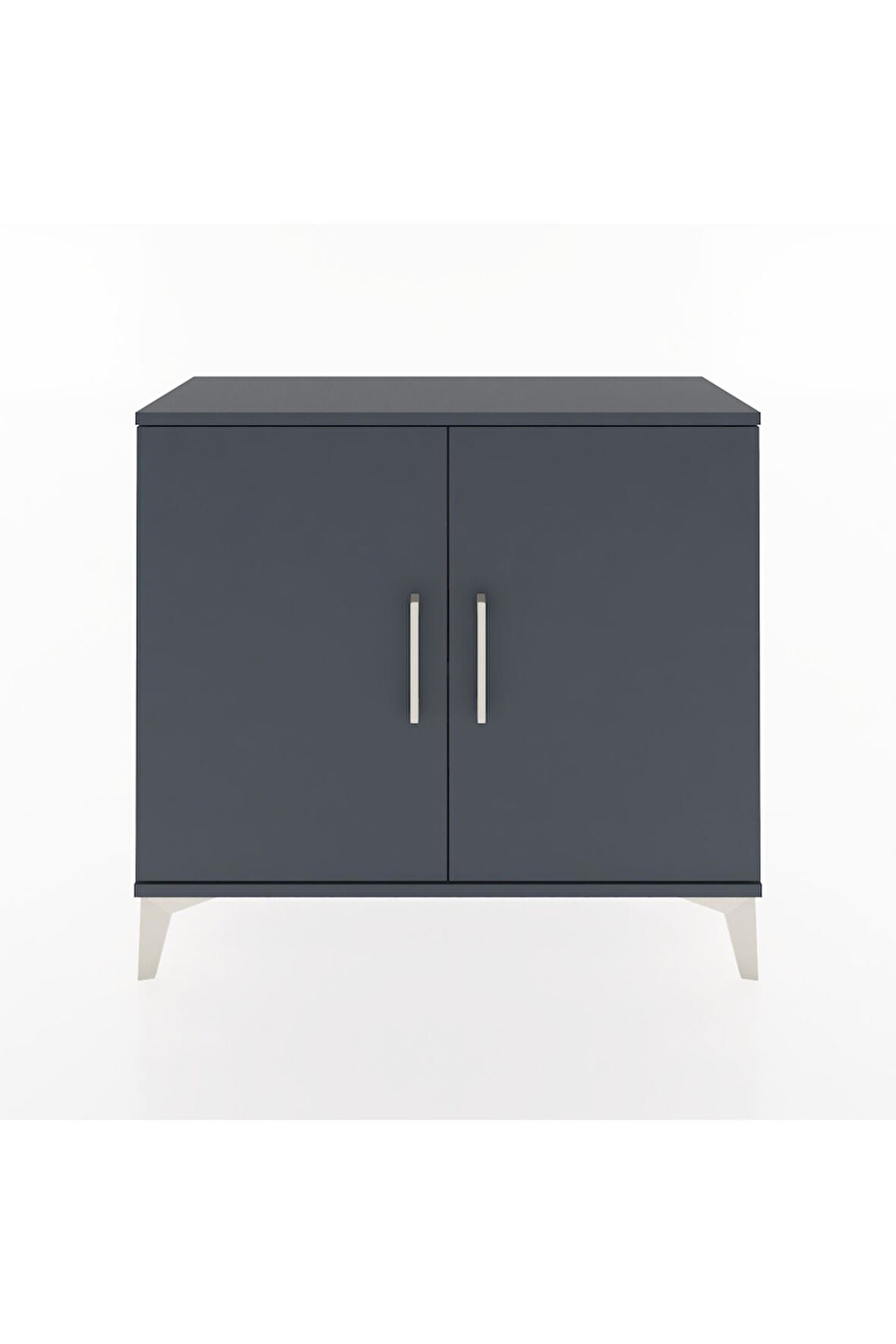 Arges Şifonyer Tek Raflı 2 Kapaklı 88x30x80 Antrasit-Antrasit