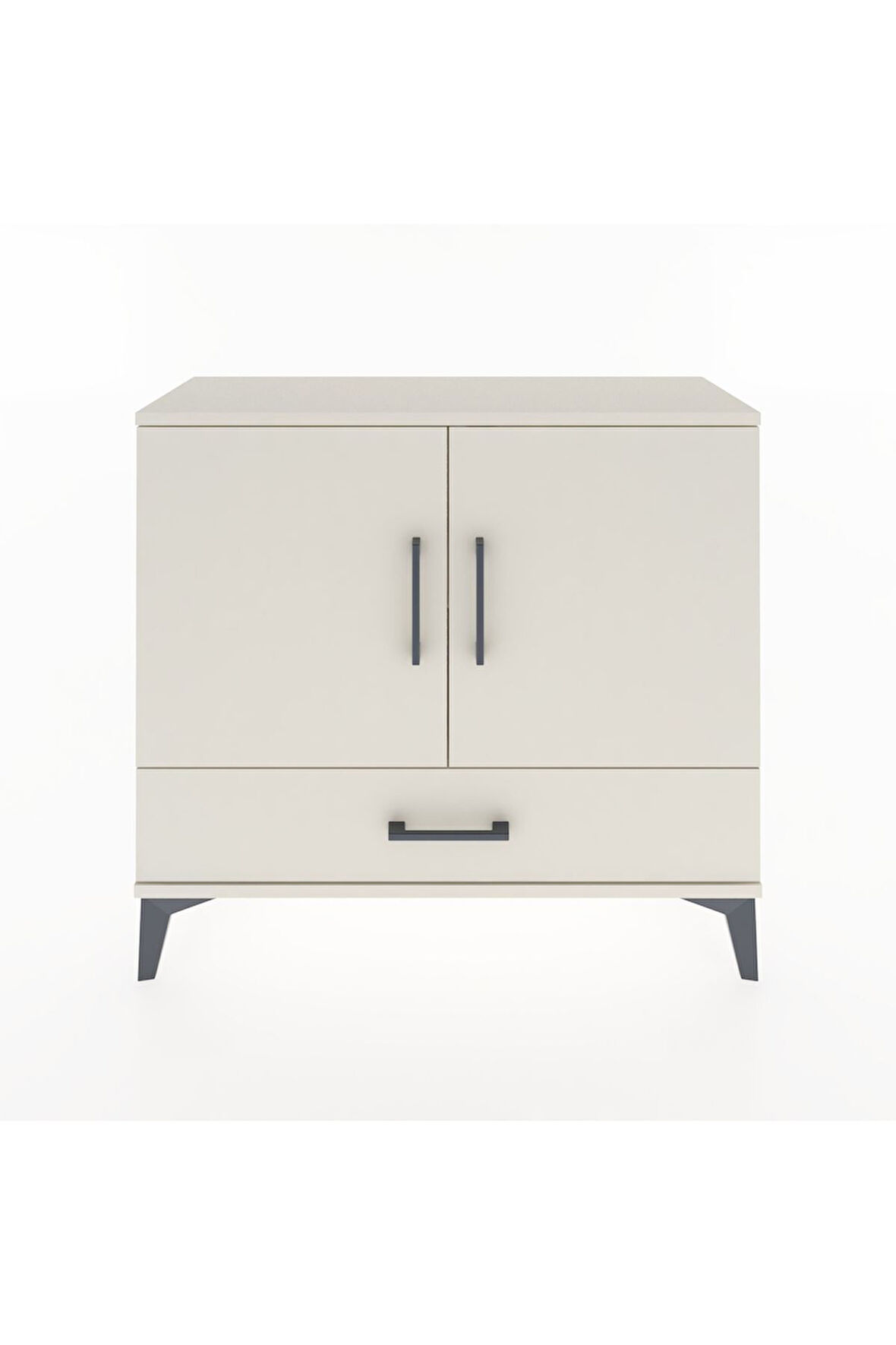 Arges Şifonyer 2 Raflı Tek Çekmeceli 2 Kapaklı 88x30x80 Aytaşı-Aytaşı