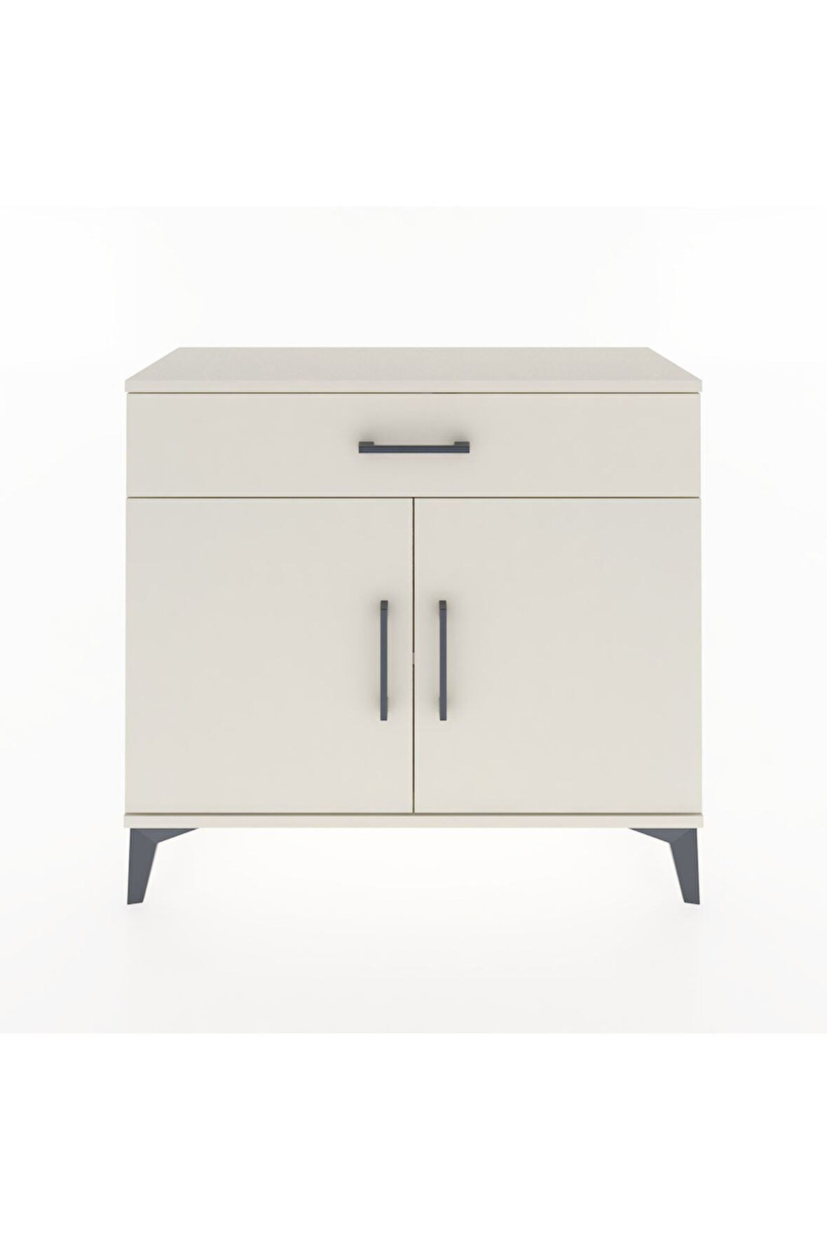 Arges Şifonyer Tek Raflı Tek Çekmeceli 2 Kapaklı 88x30x80 Aytaşı-Aytaşı