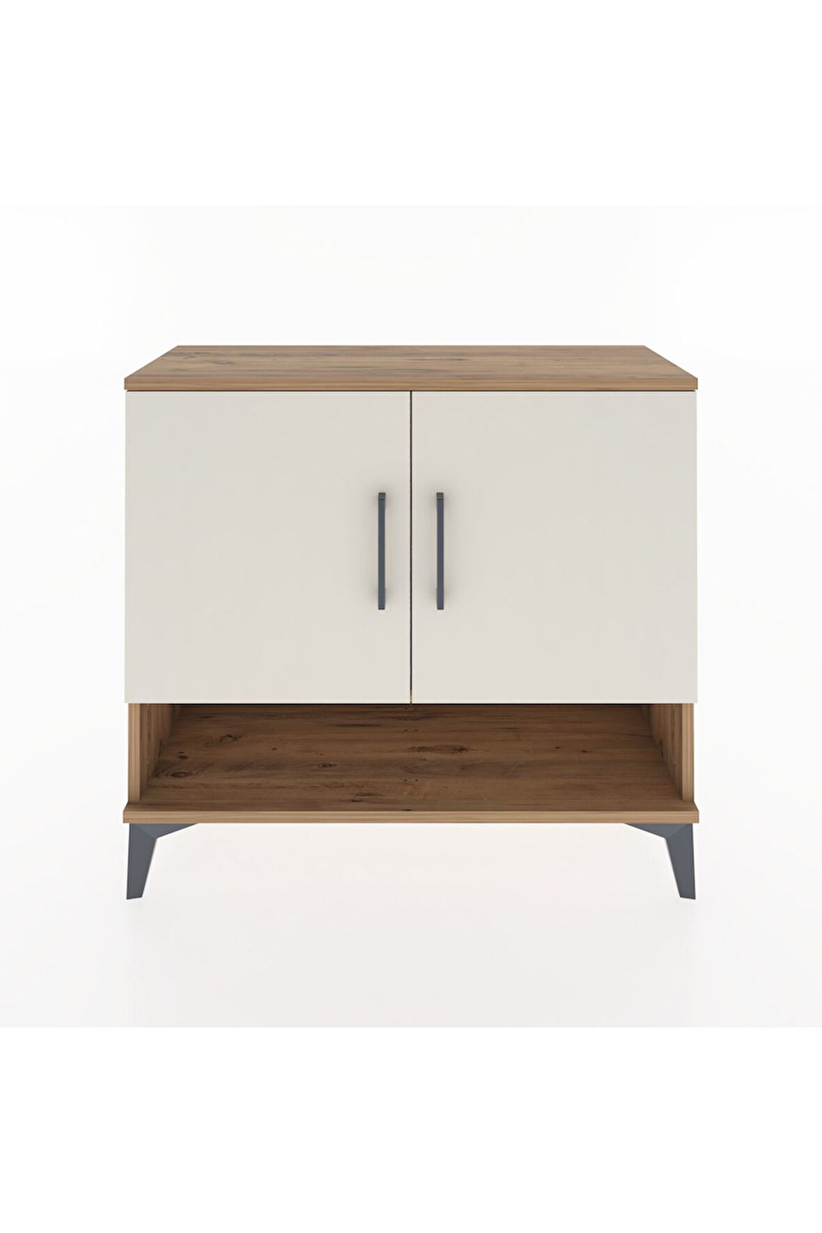 Arges Şifonyer 2 Raflı 2 Kapaklı 88x30x80 Çam-Aytaşı