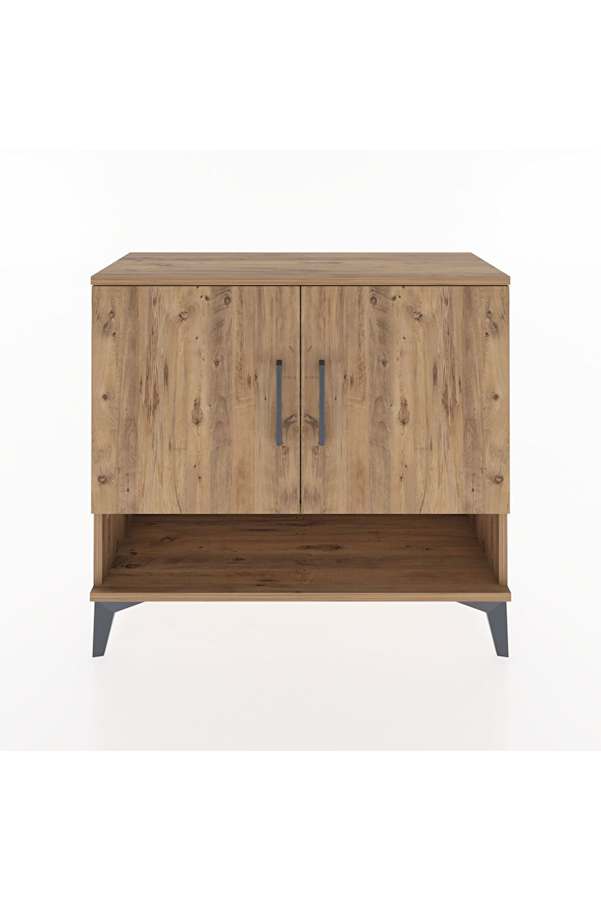 Arges Şifonyer 2 Raflı 2 Kapaklı 88x30x80 Çam-Çam