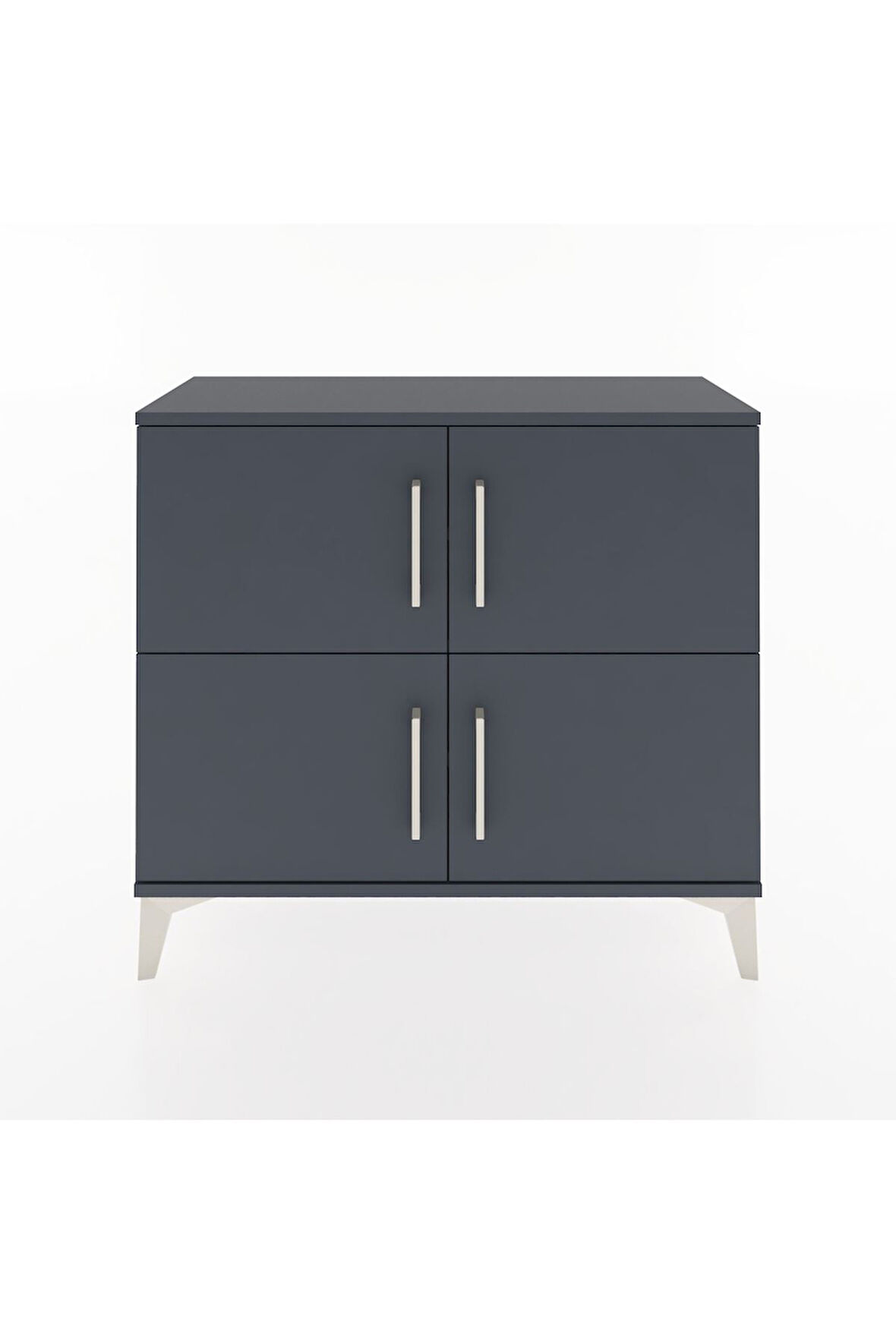 Arges Şifonyer 3 Raflı 4 Kapaklı 88x30x80 Antrasit-Antrasit